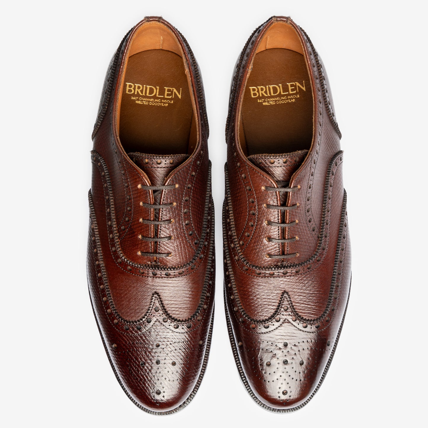 Wingtip Oxford - Brown Reindeer Calf - Chip Last - Founders 25