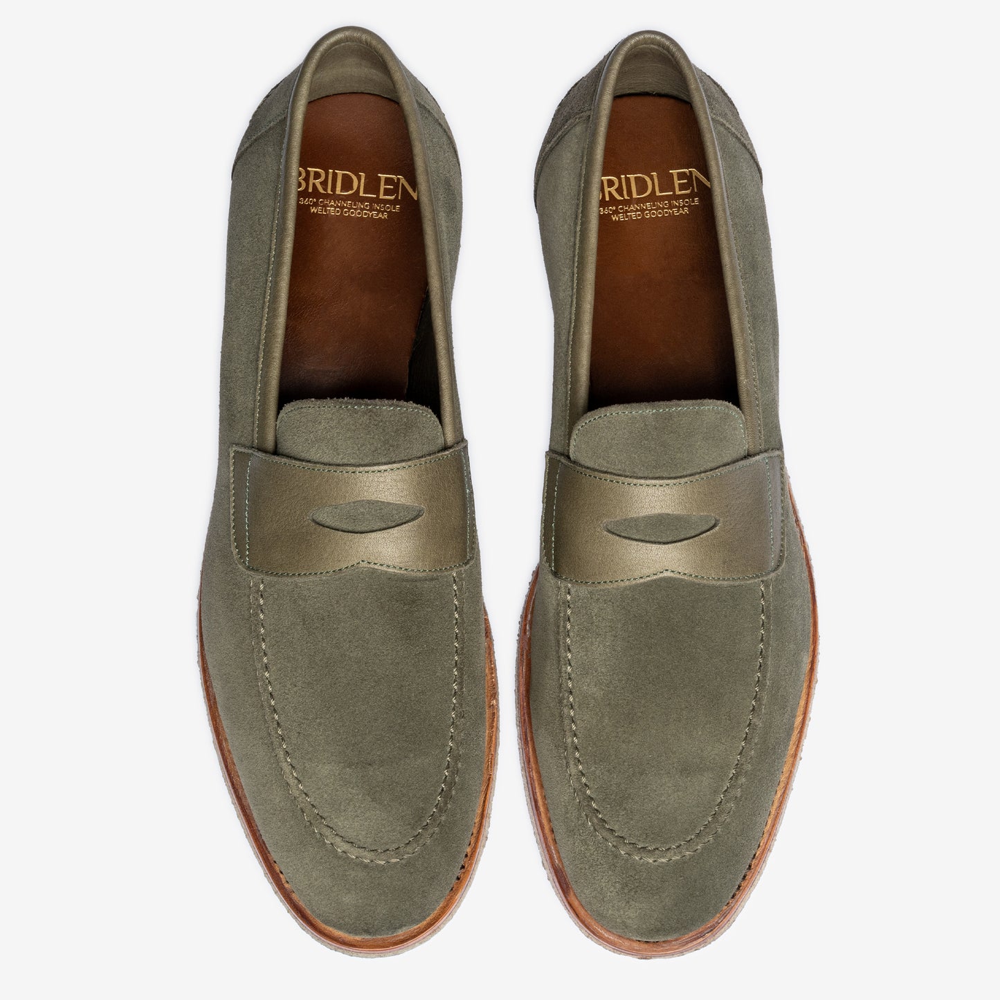 Unlined Penny Loafer II - Loden - Rufer Last - Janus Calf