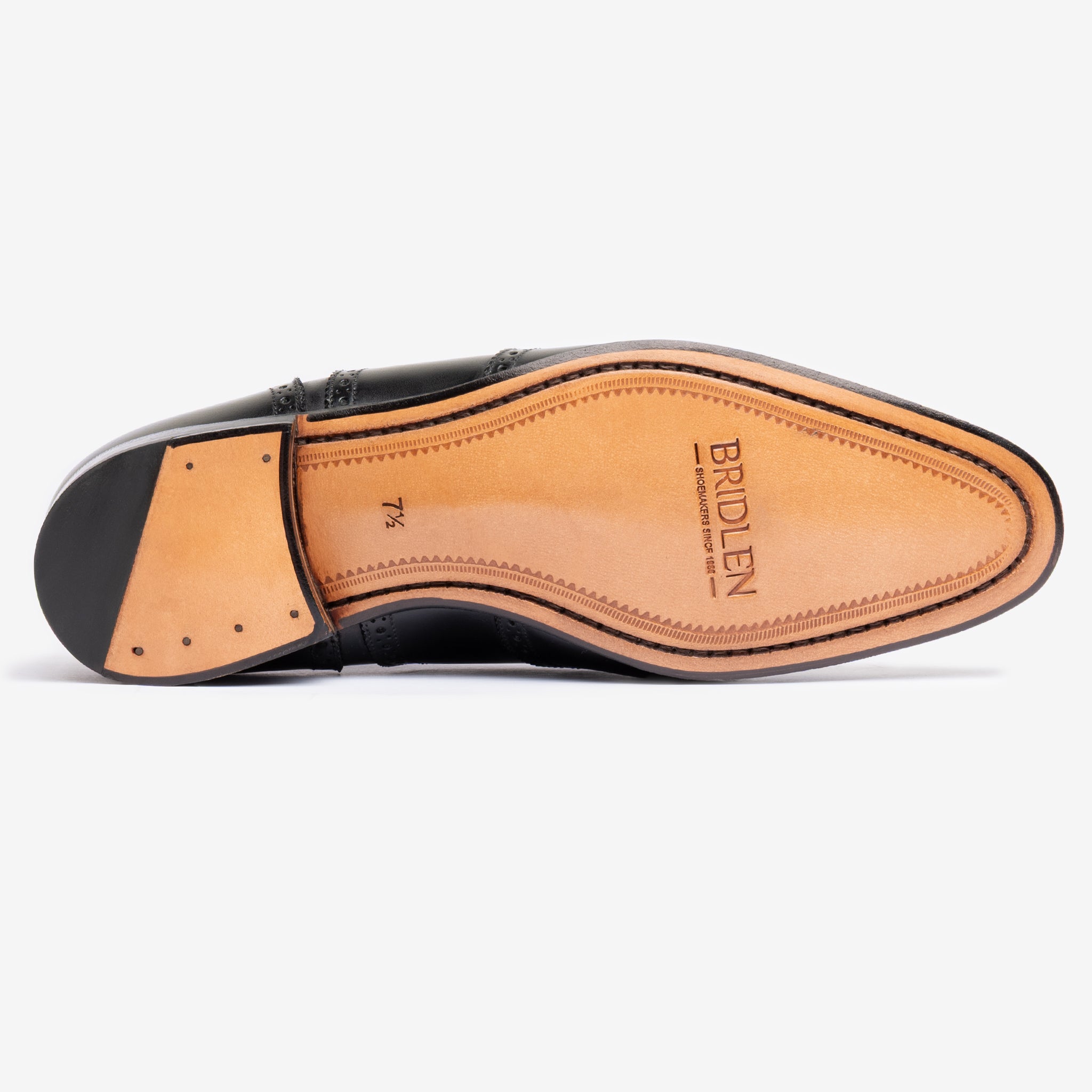 Wingtip Oxford |  Black - Blake Line