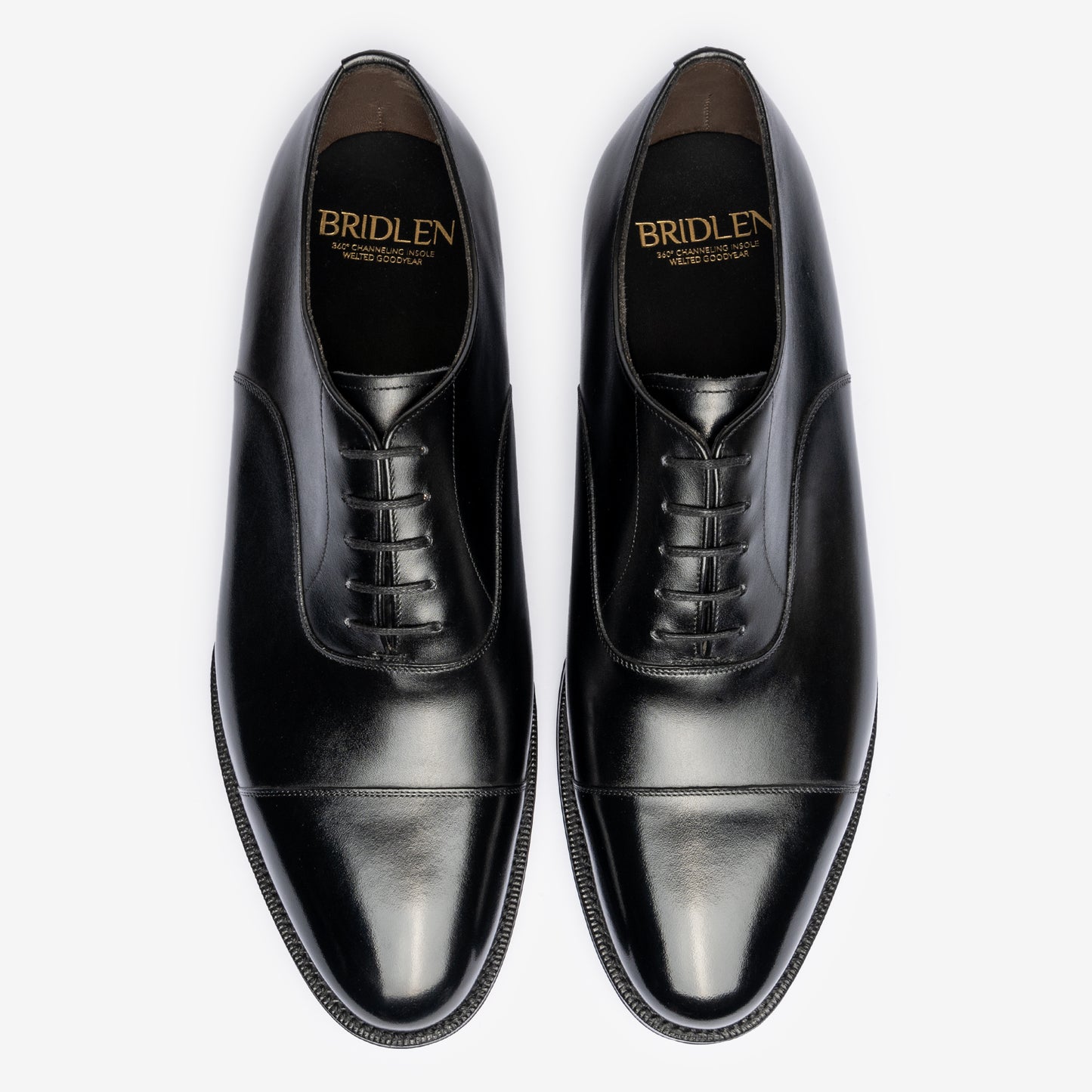 Straight Tip Oxford - Black - Zip Last - Founders 25