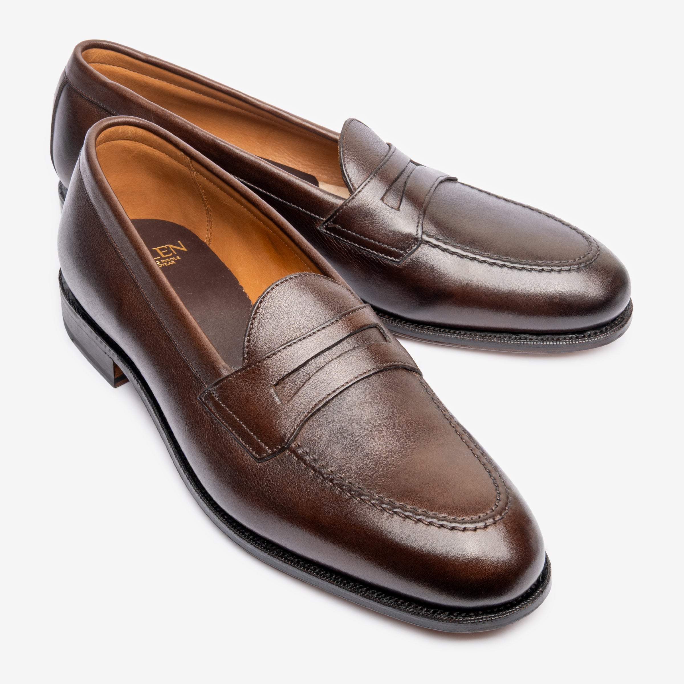 Prep Loafer |  Brown Rusticalf - Rufer Last