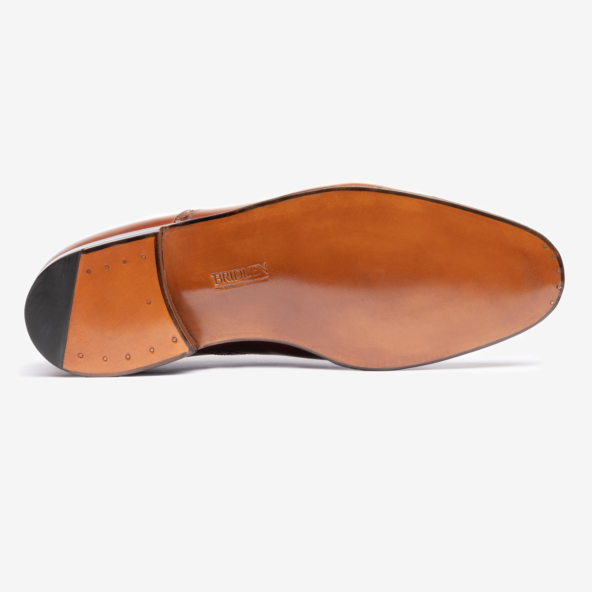 Semi Brogue Oxford |  Tan - Zip Last
