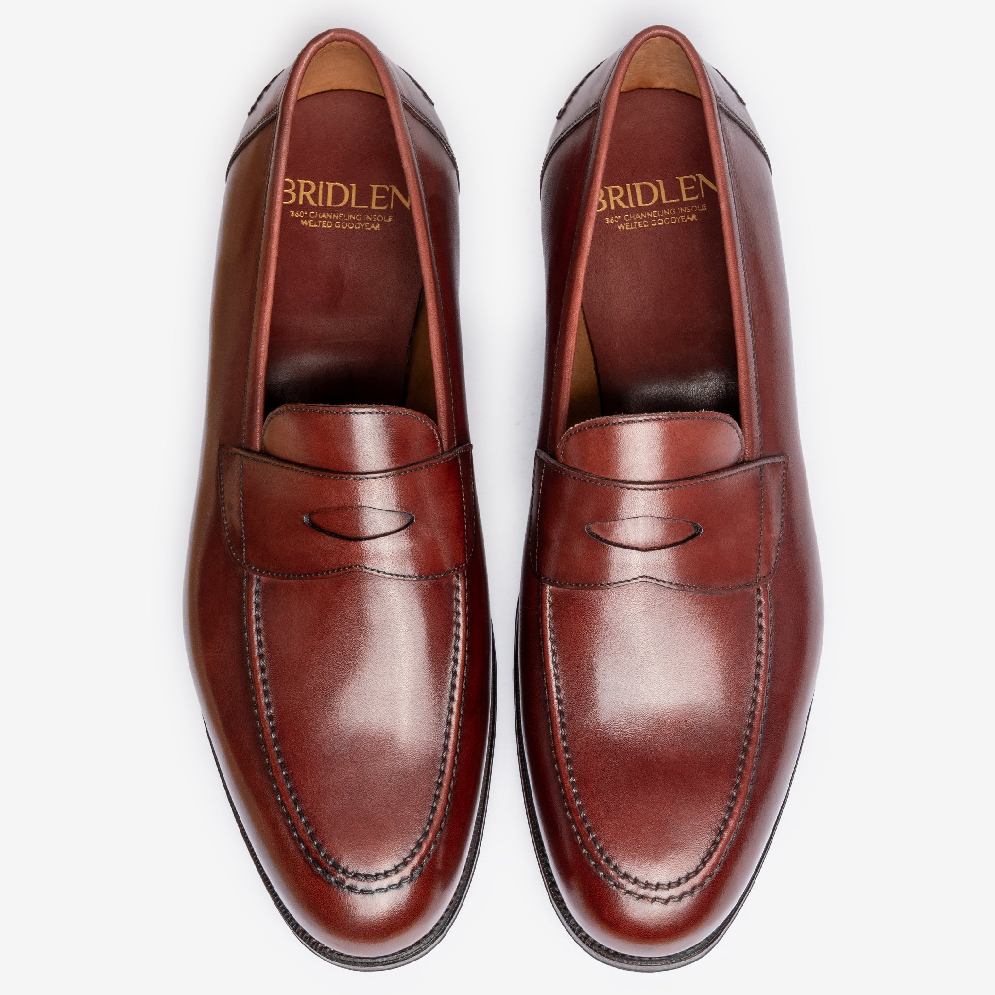Penny Loafer Ii |  Burgundy - Rufer Last
