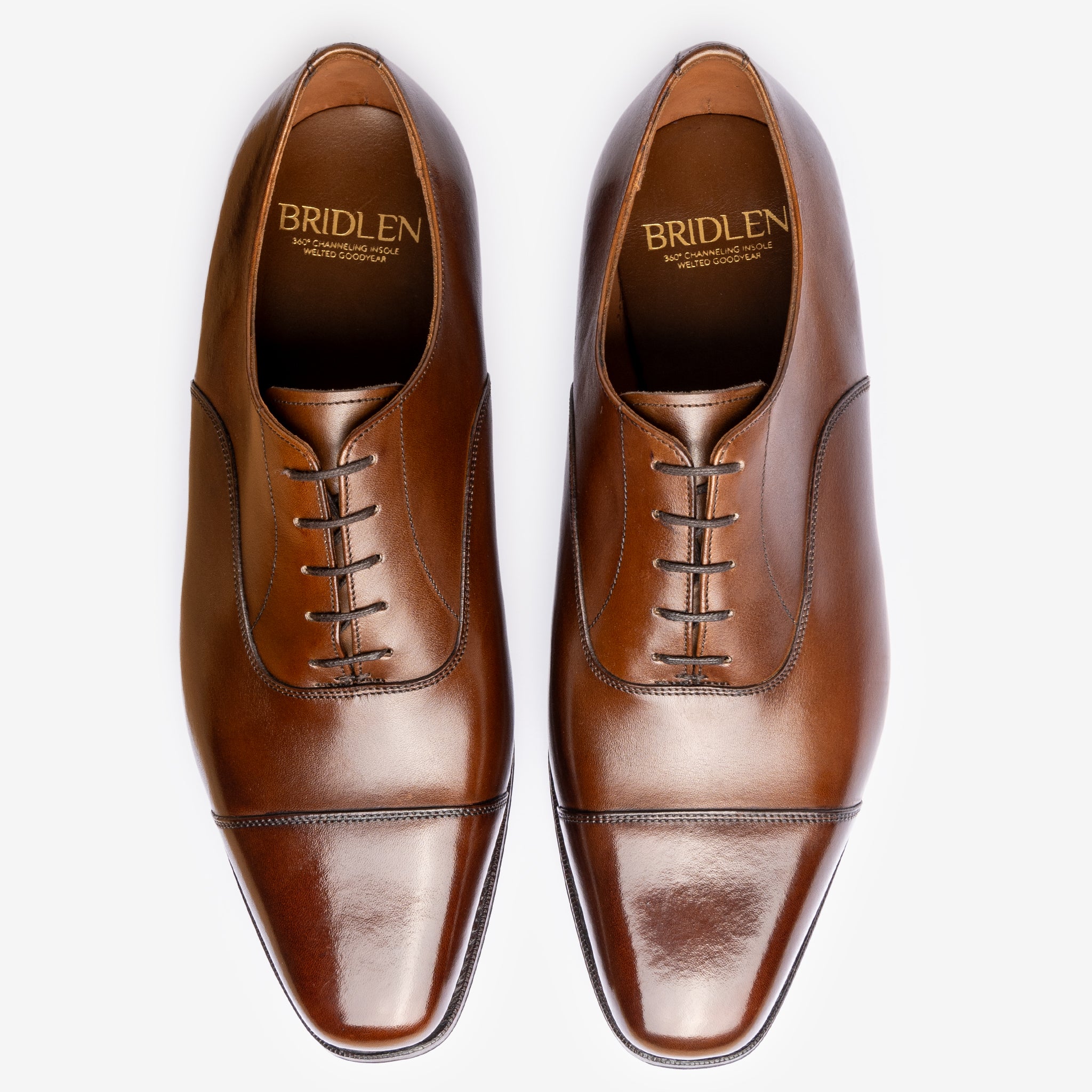 Straight Tip Oxford |  Brown - Land Last