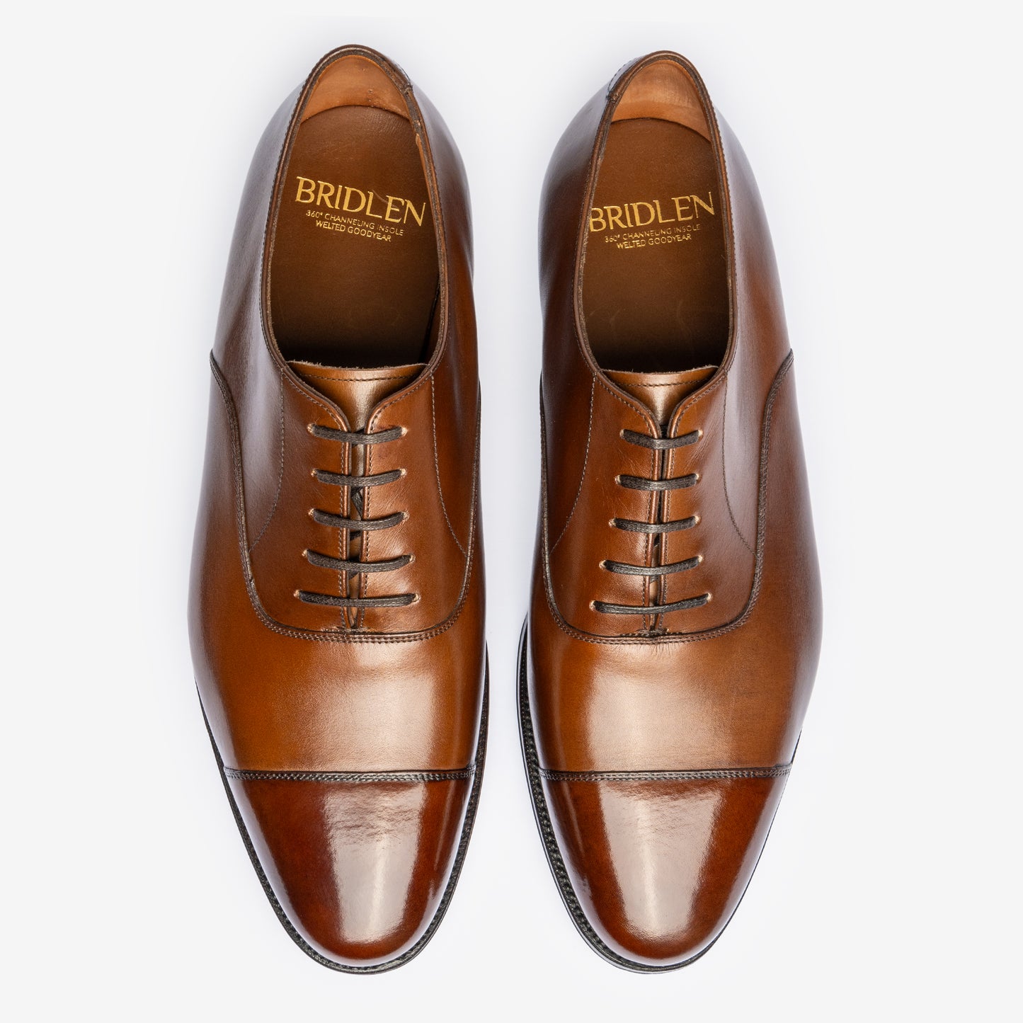 Straight Tip Oxford - Brown - Zip Last