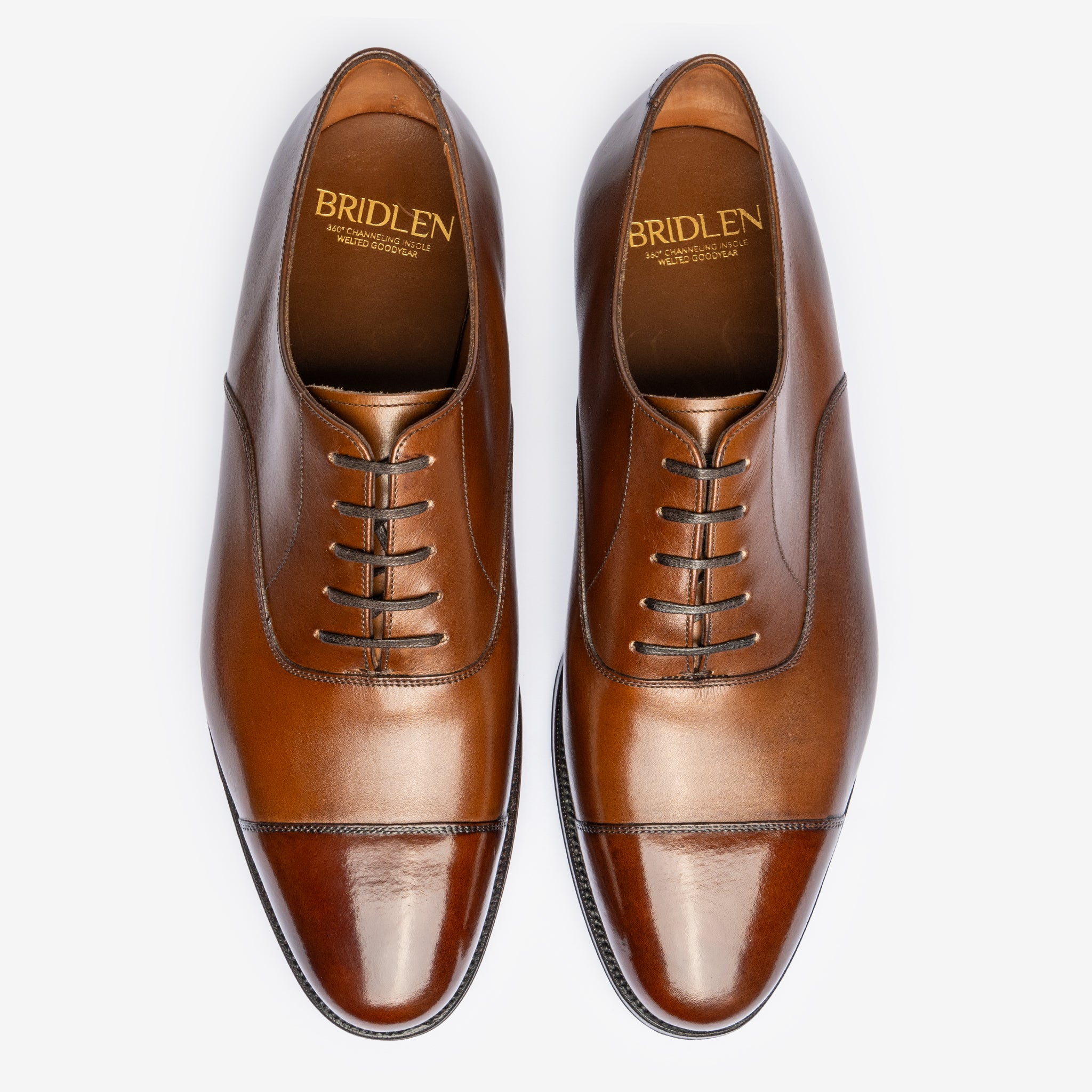 Straight Tip Oxford |  Brown - Zip Last