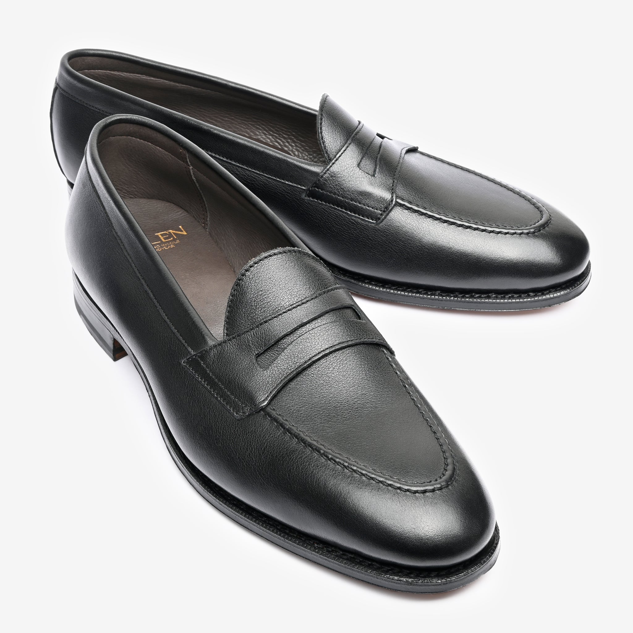 Prep Loafer |  Black Rusticalf - Rufer Last
