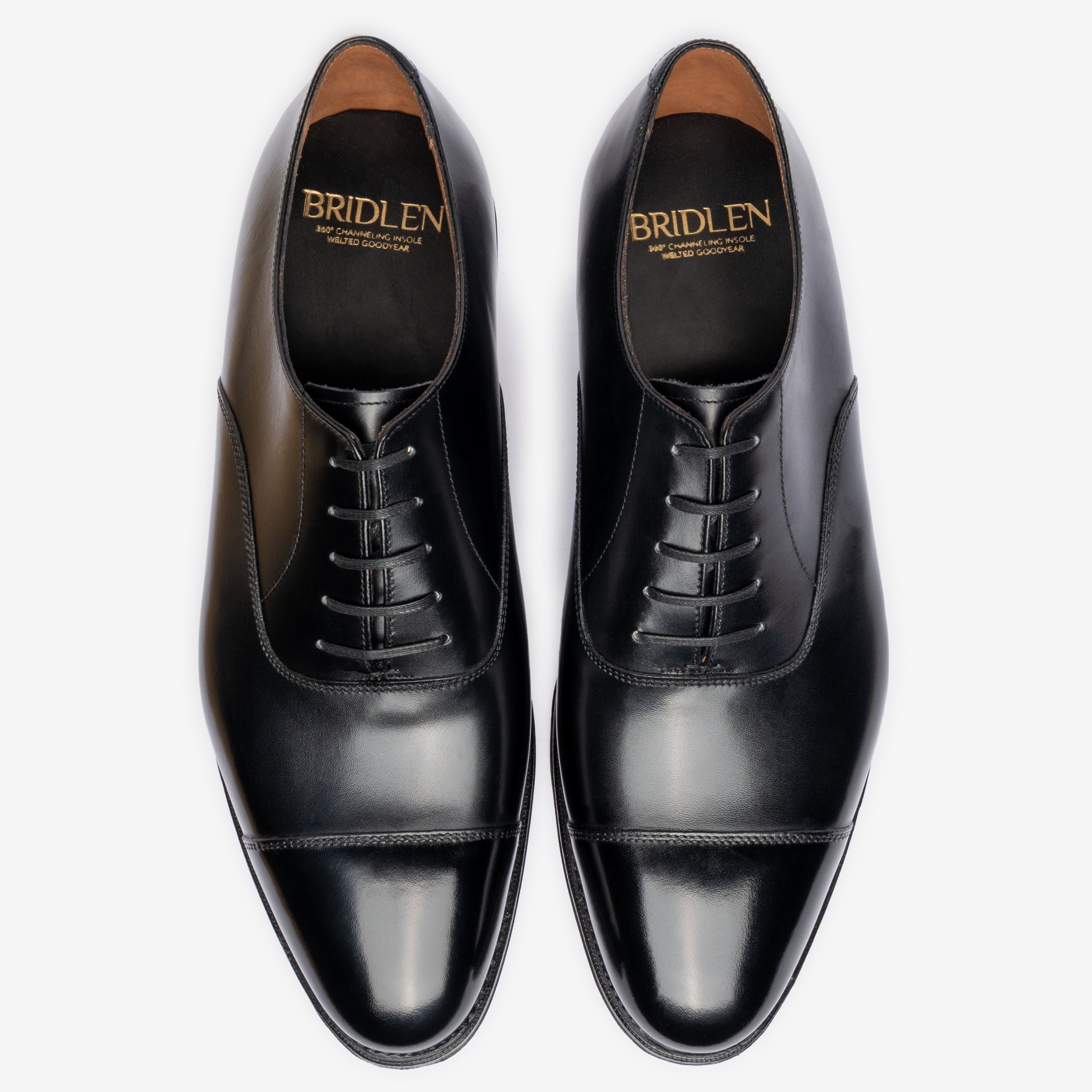 Straight Tip Oxford |  Black - Zip Last