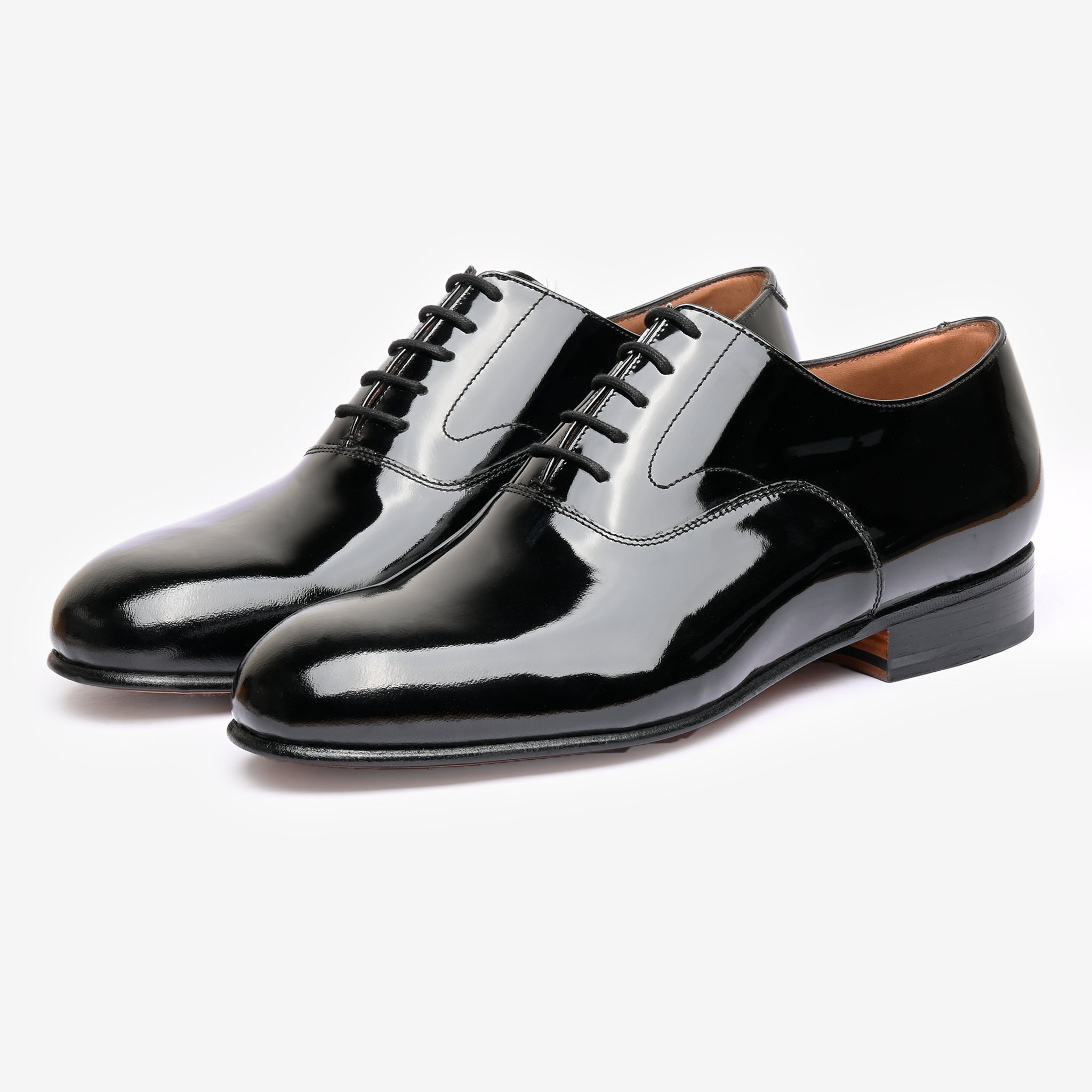 Plain Oxford | Black Patent - Blake Line