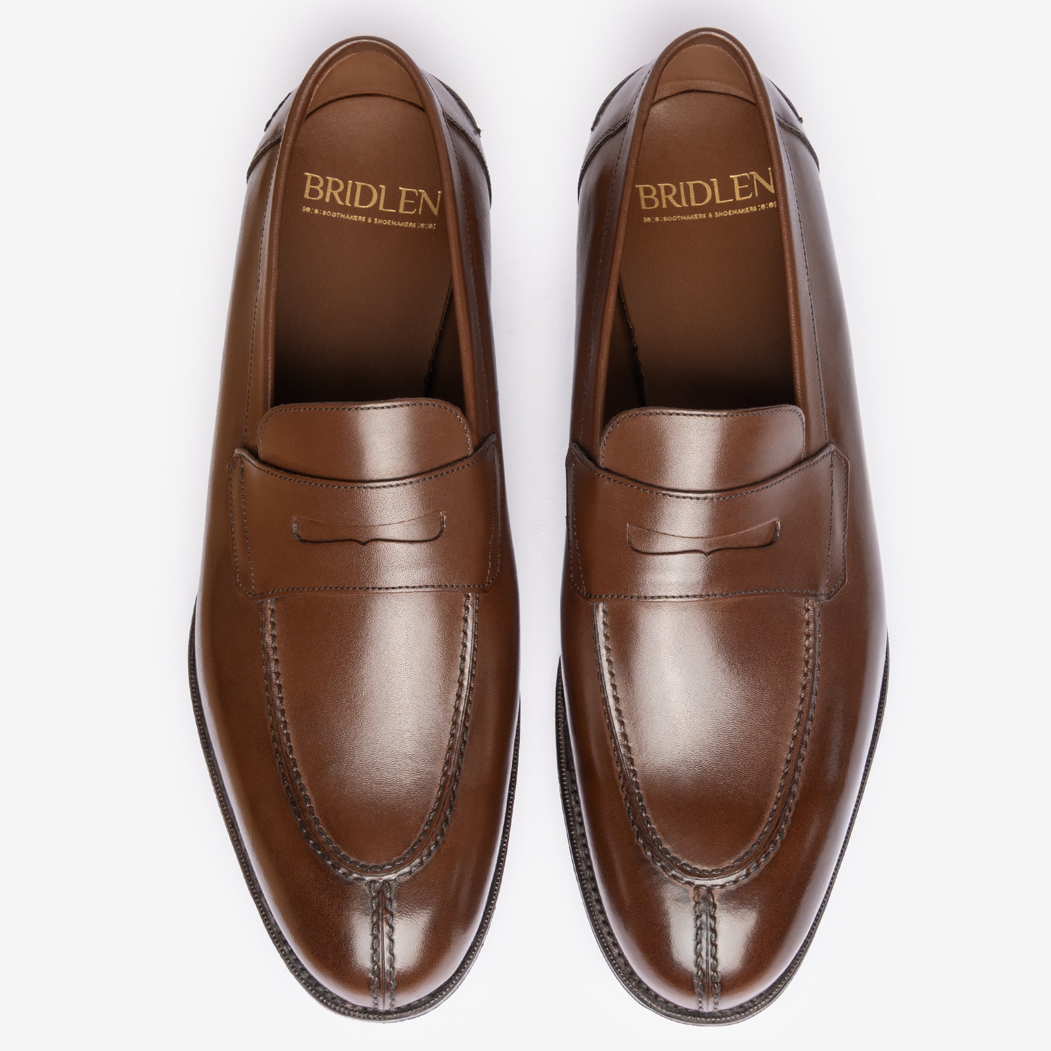 Y-Tip Penny Loafer | Brown - Blake Line
