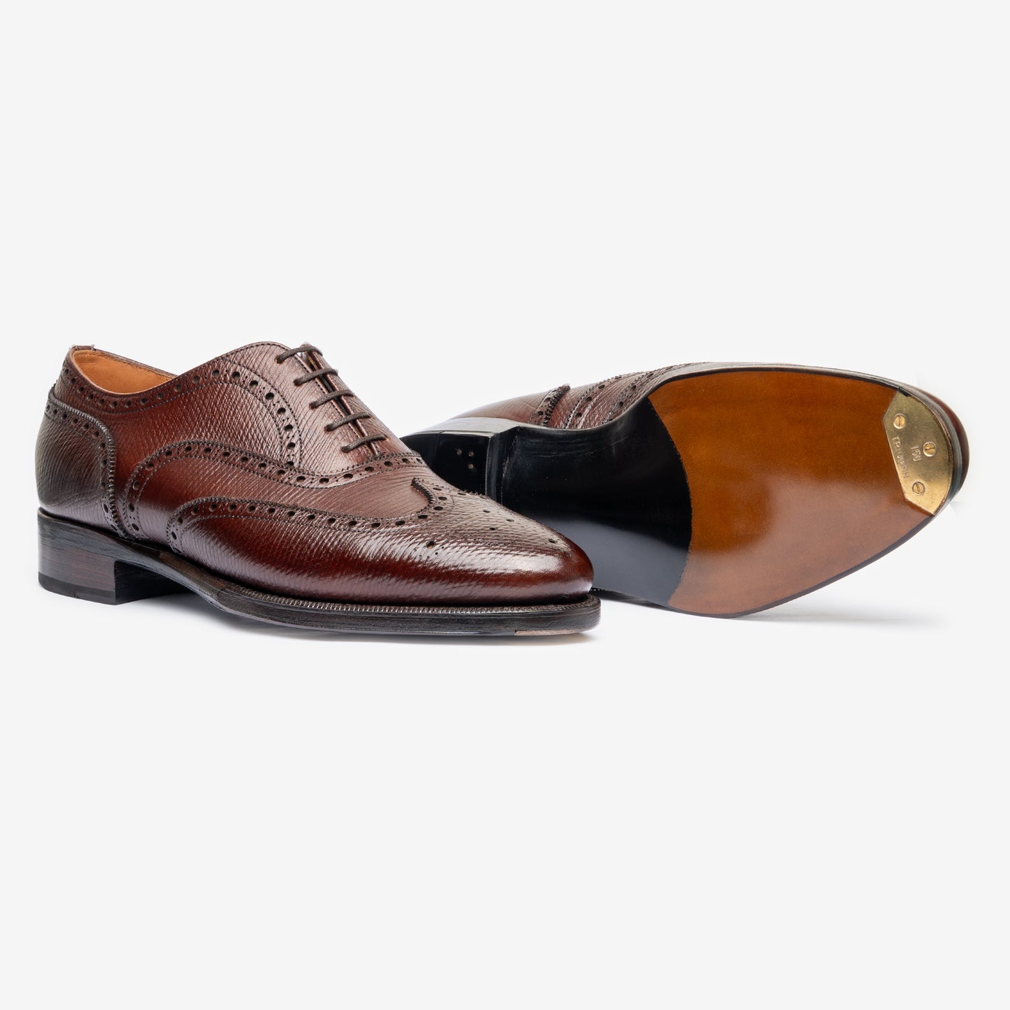 Wingtip Oxford - Brown Reindeer Calf - Chip Last - Founders 25