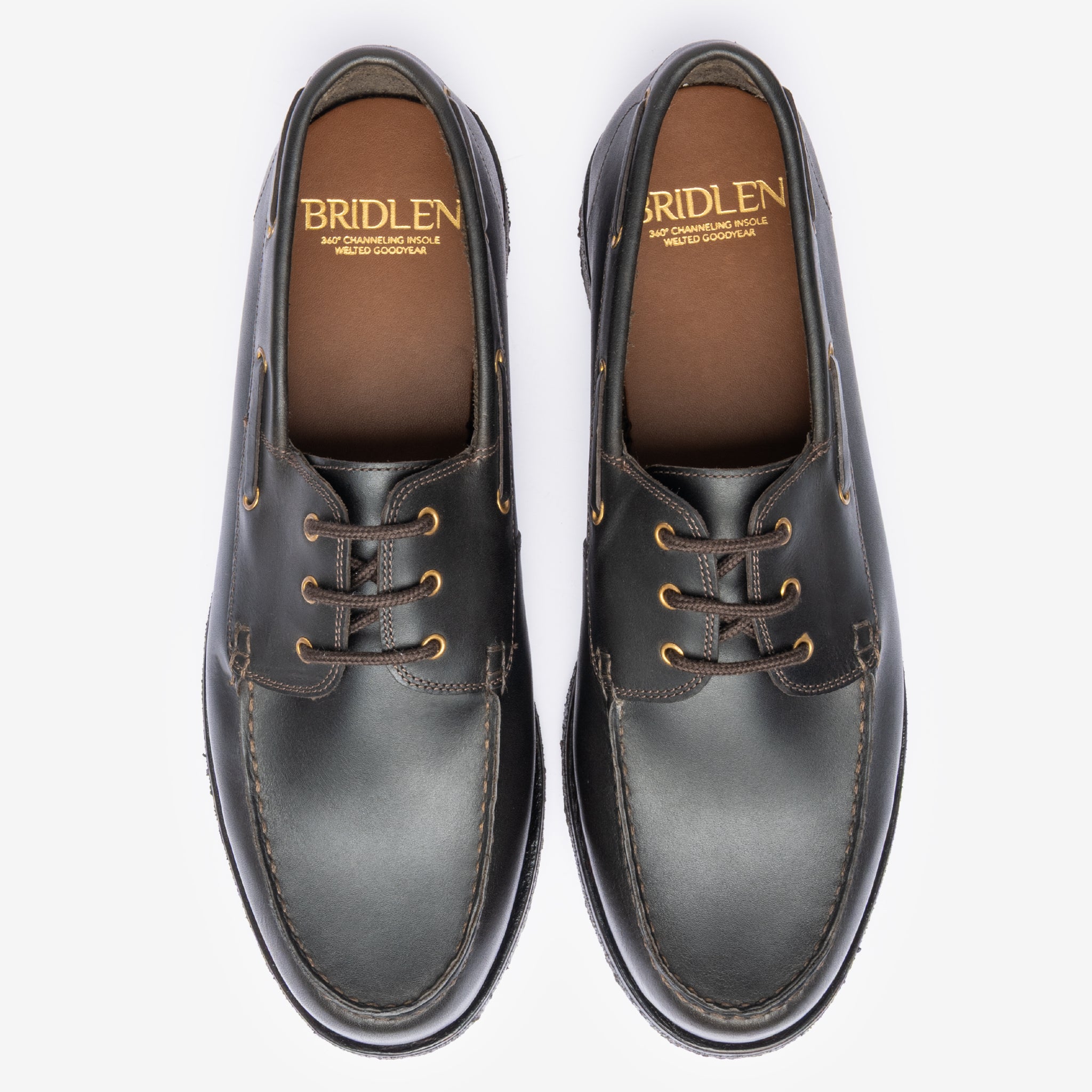 Boat Shoe | Black Oil Pull Up - Camp Last