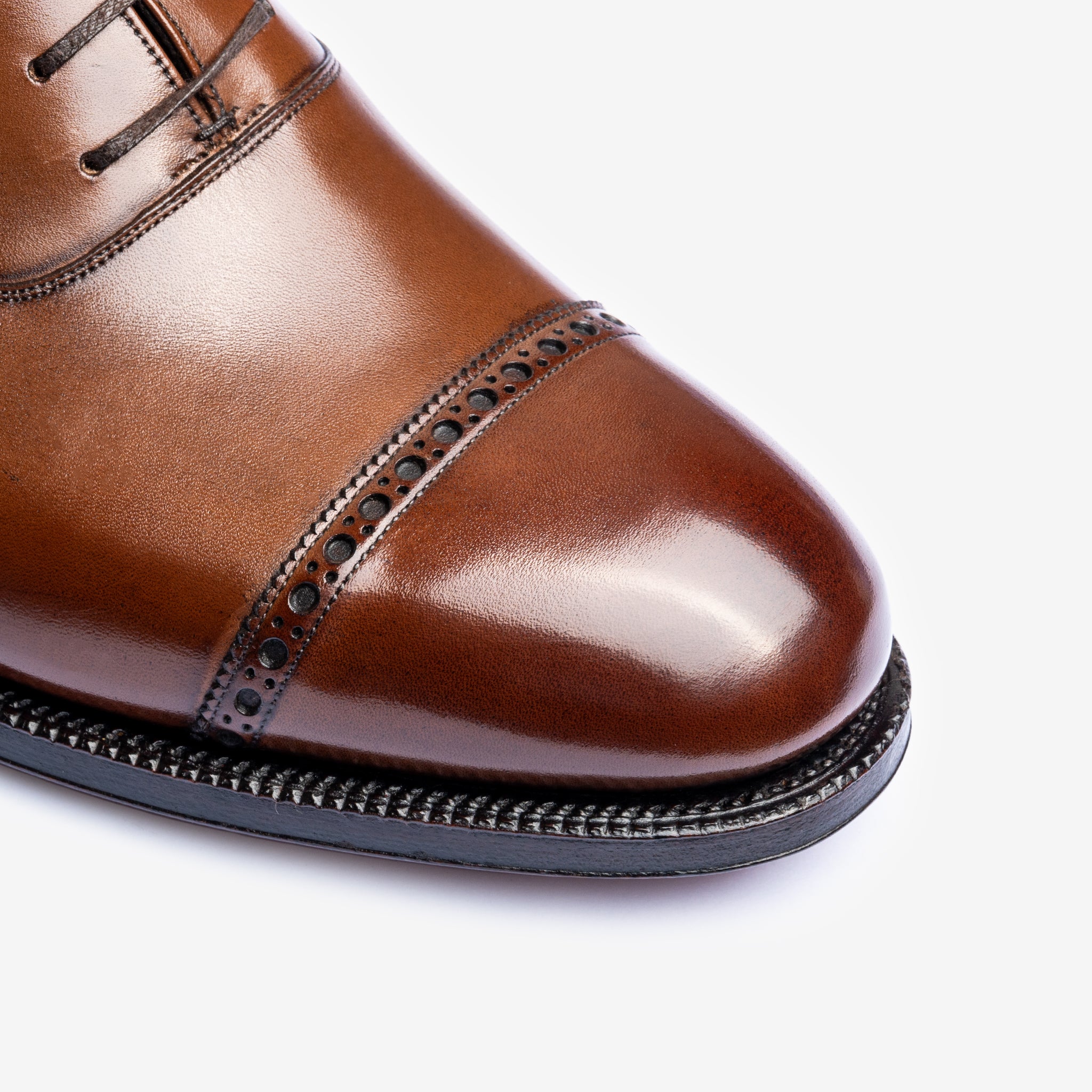 Punch Cap Oxford - Dark Brown - Rui Last - Founders 25