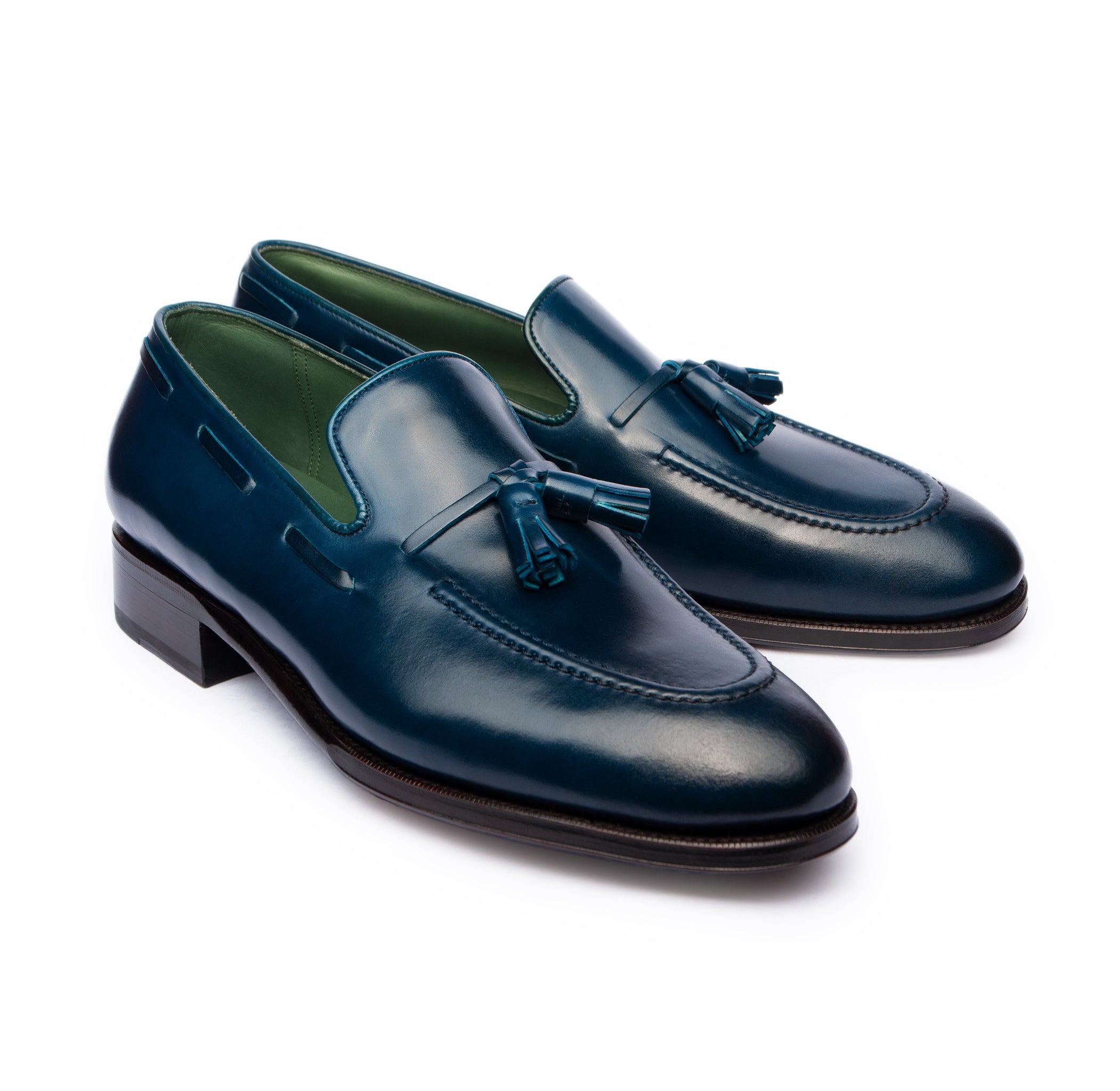Tassel Loafer |  Blue Shell Cordovan - Rufer Last