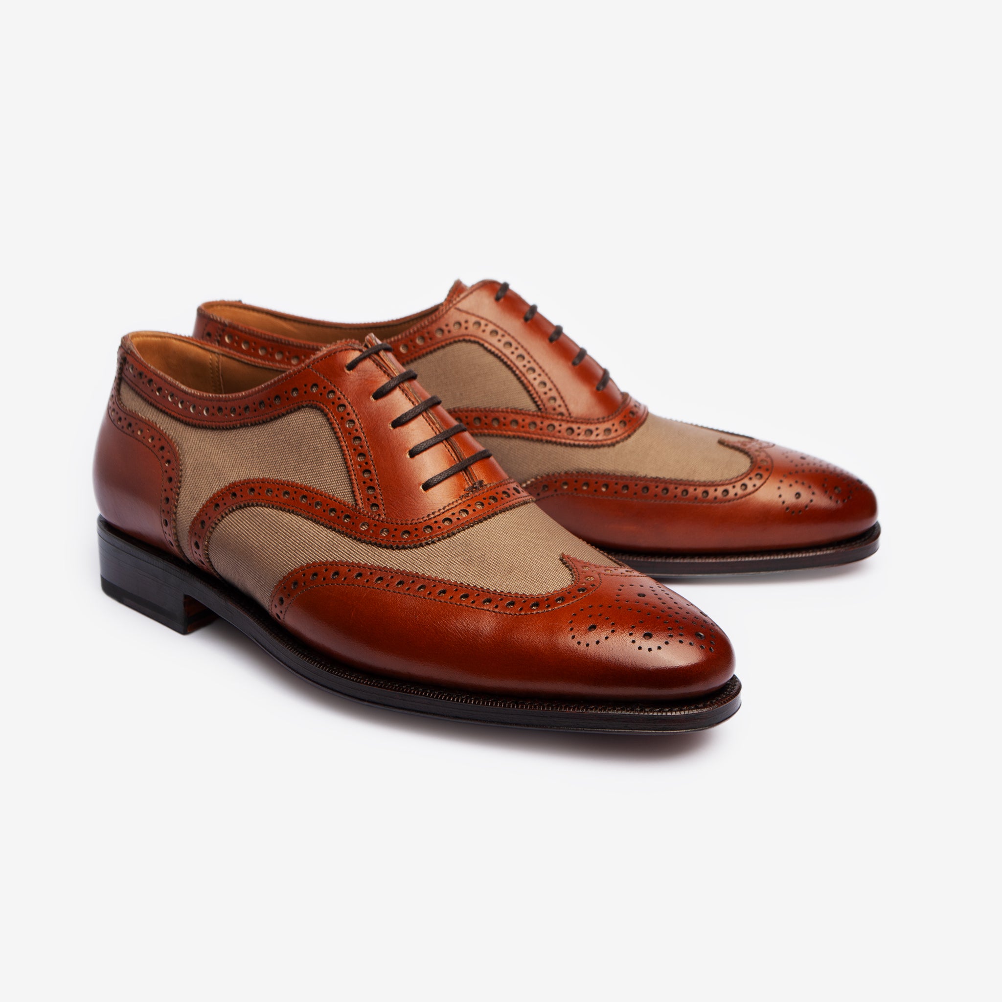 Spectator Oxford - Tan - Zip Last – Bridlen