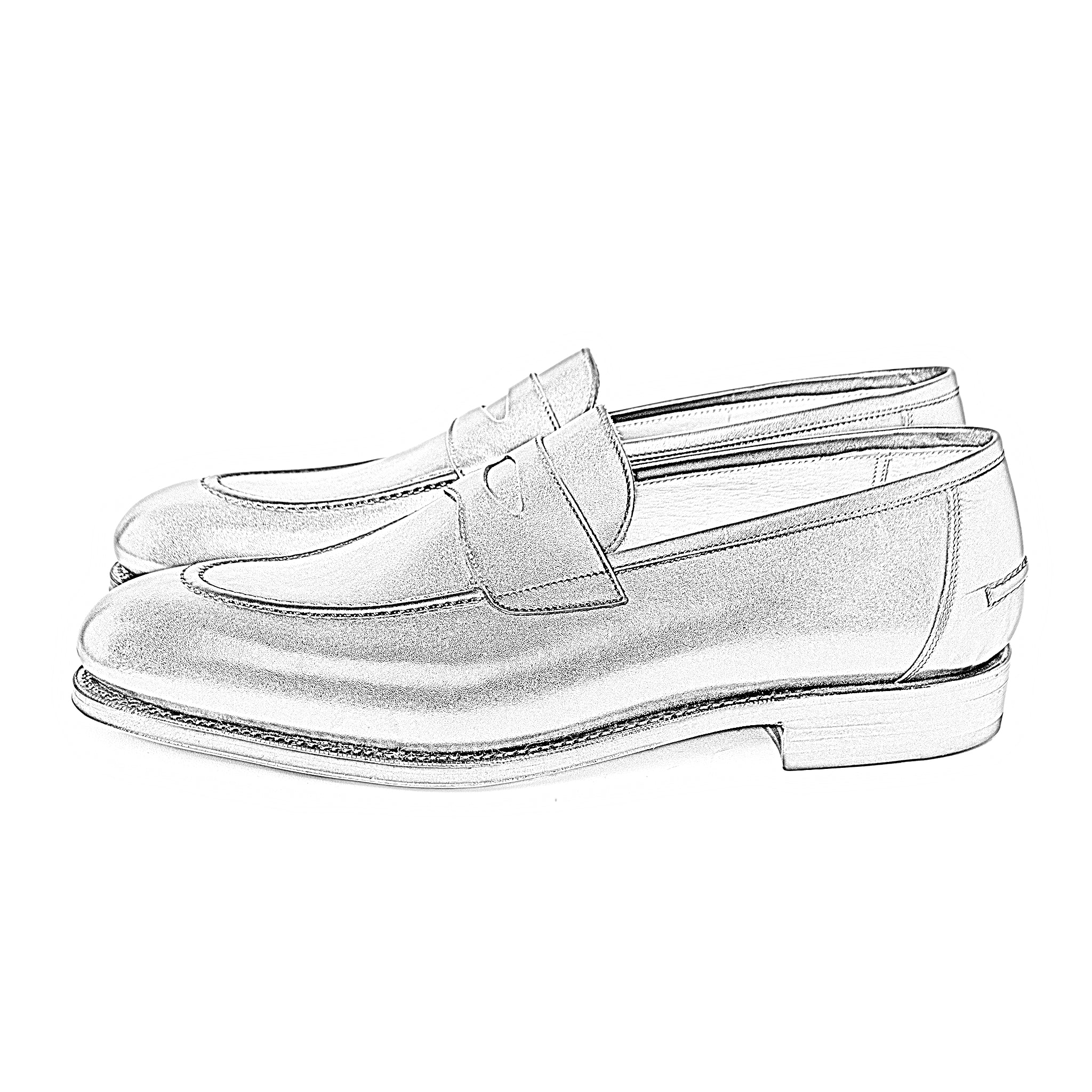 Penny Loafer Ii |  Burgundy - Rufer Last