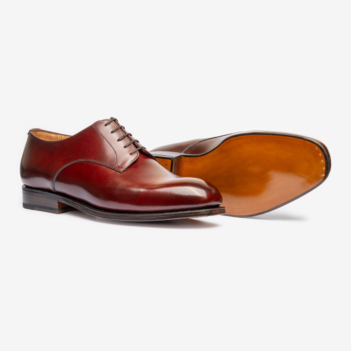 Plain Derby - Burgundy - Char Last