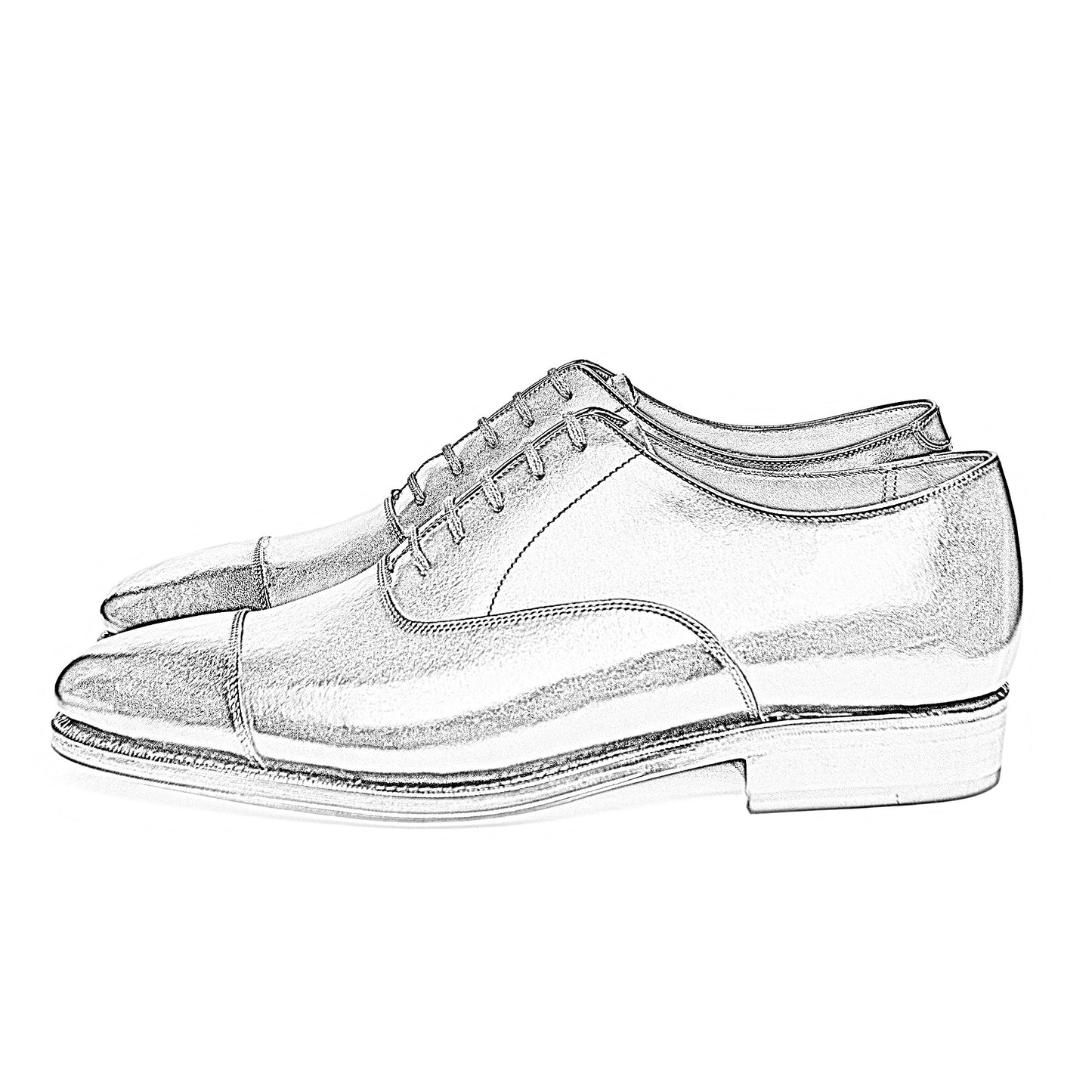 Straight Tip Oxford - Black - Zip Last