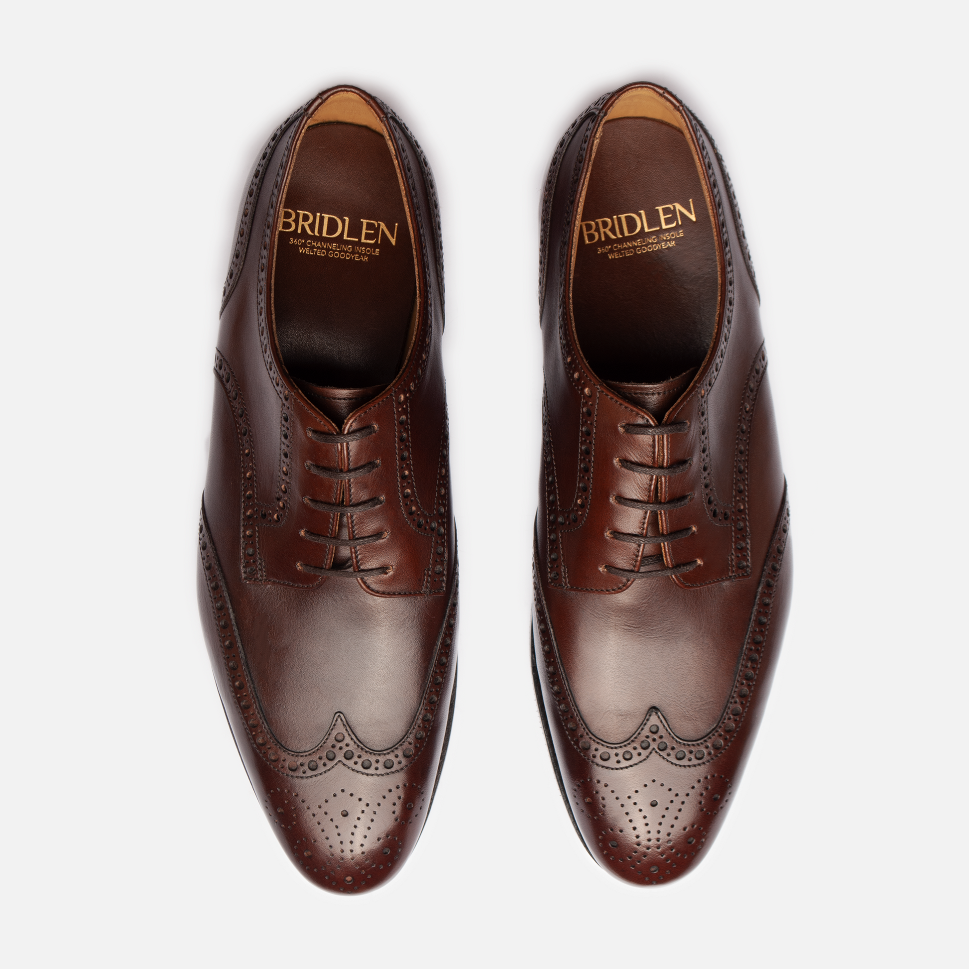 Wingtip Derby - Brown - Zip Last Bridlen Wingtip Derby - Brown - Zip Last Bridlen