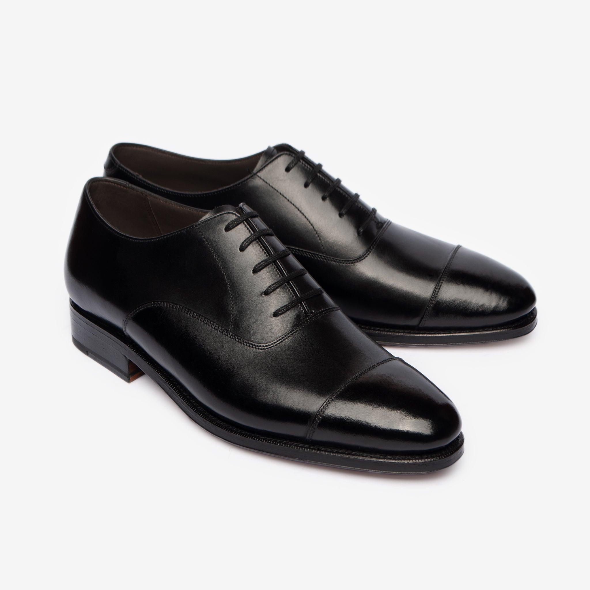 Straight Tip Oxford |  Black - Zip Last