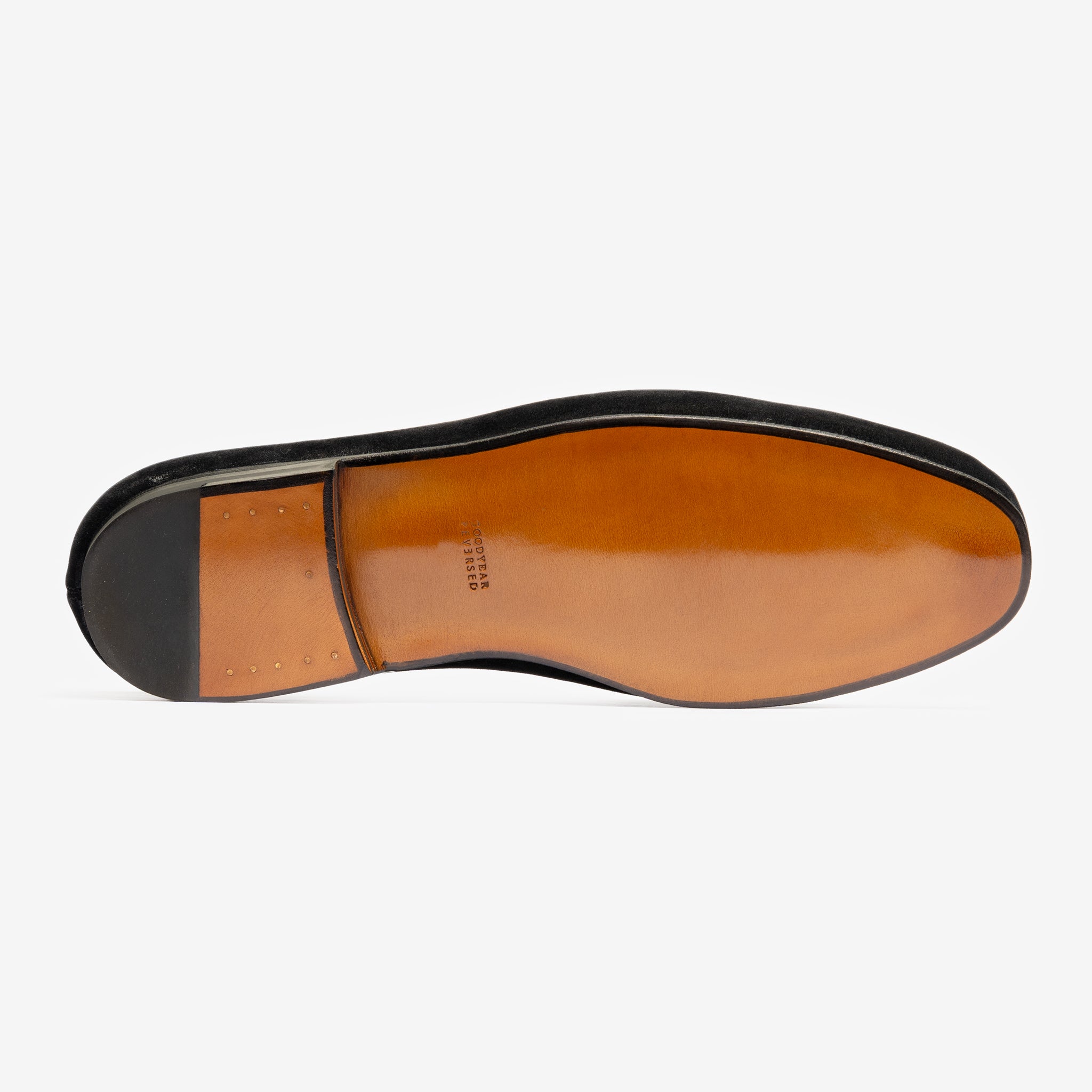 Original Reverse Goodyear |  Black Suede - Russel Last