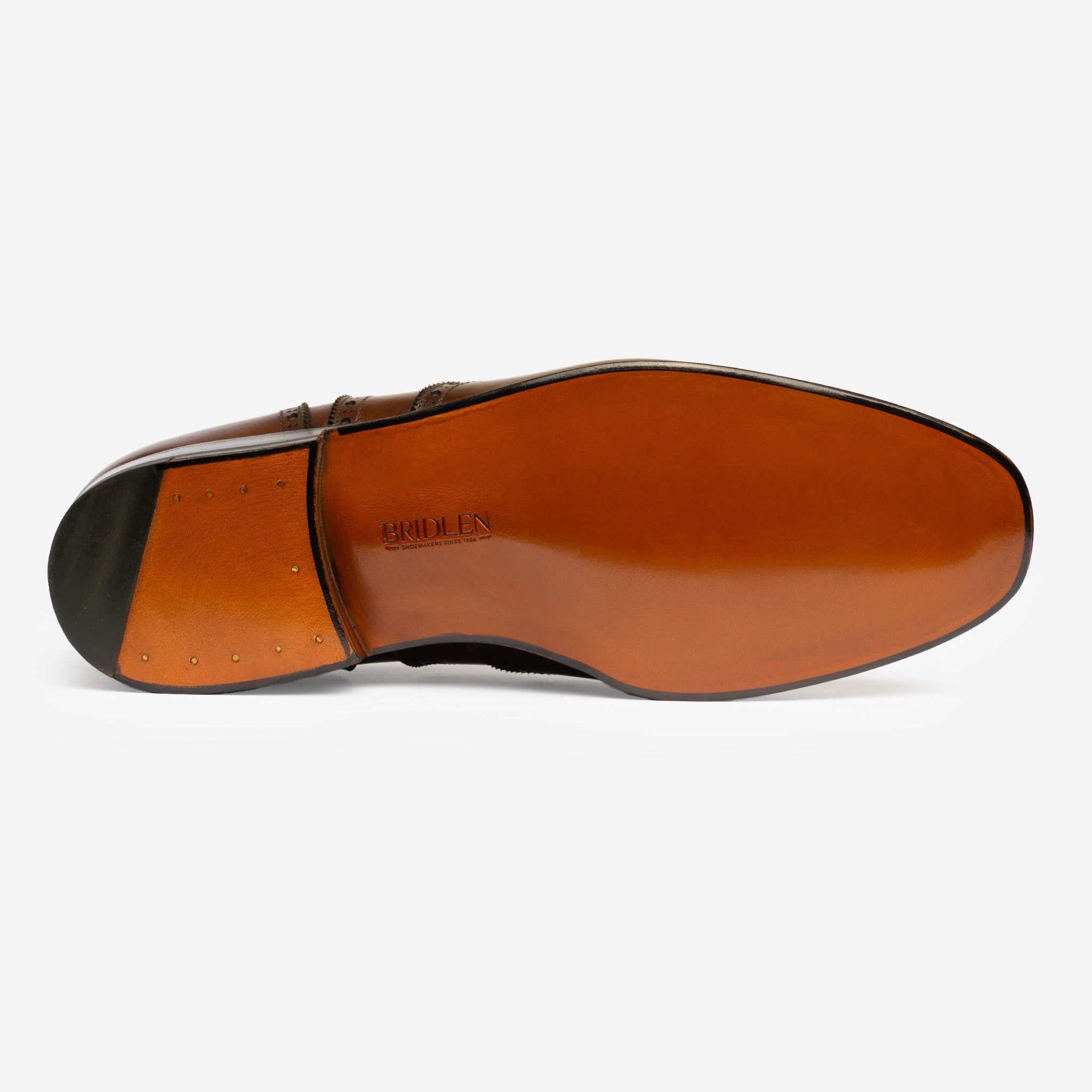 Punch Cap Oxford |  Brown Museum Calf - Char Last