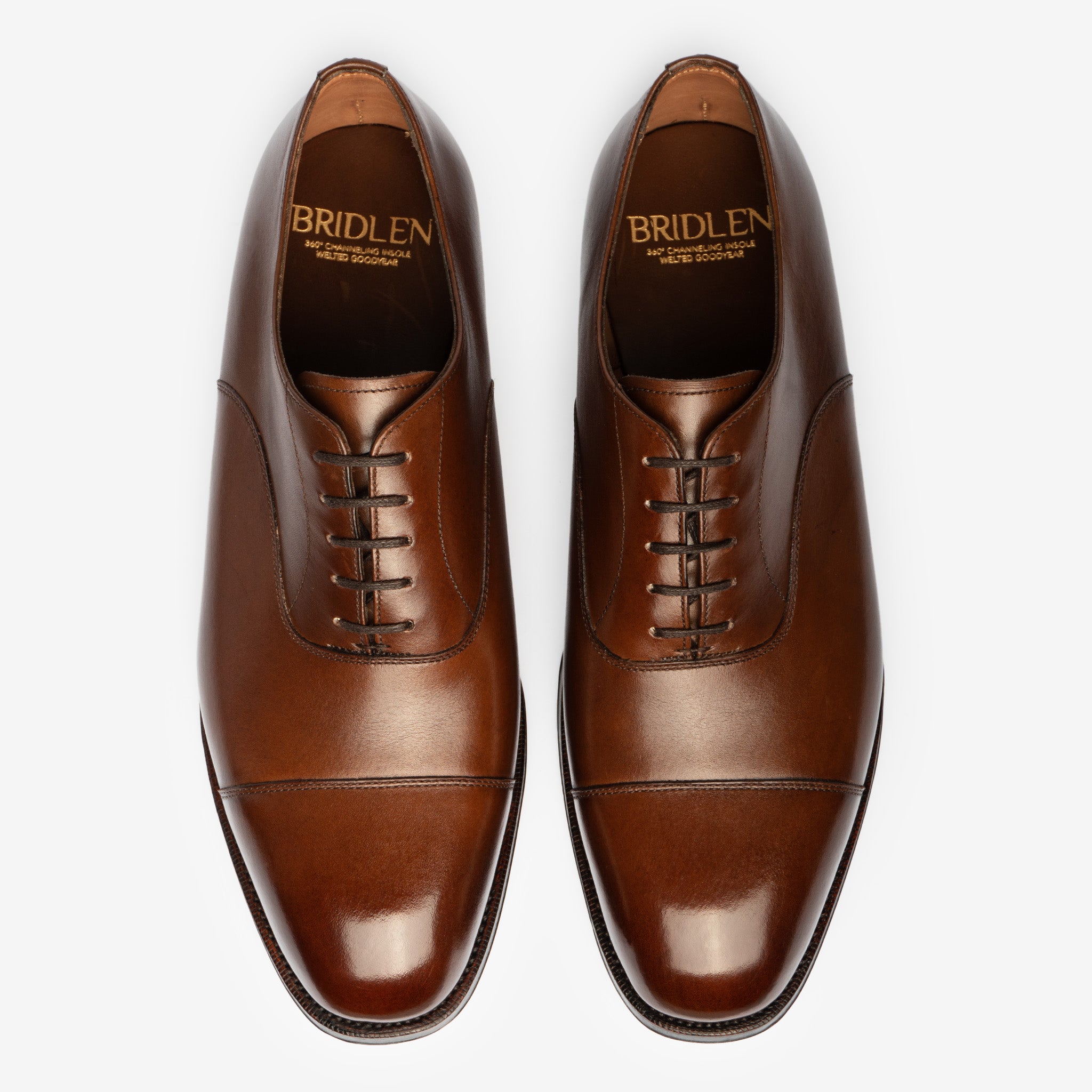 Straight Tip Oxford |  Brown - Char Last