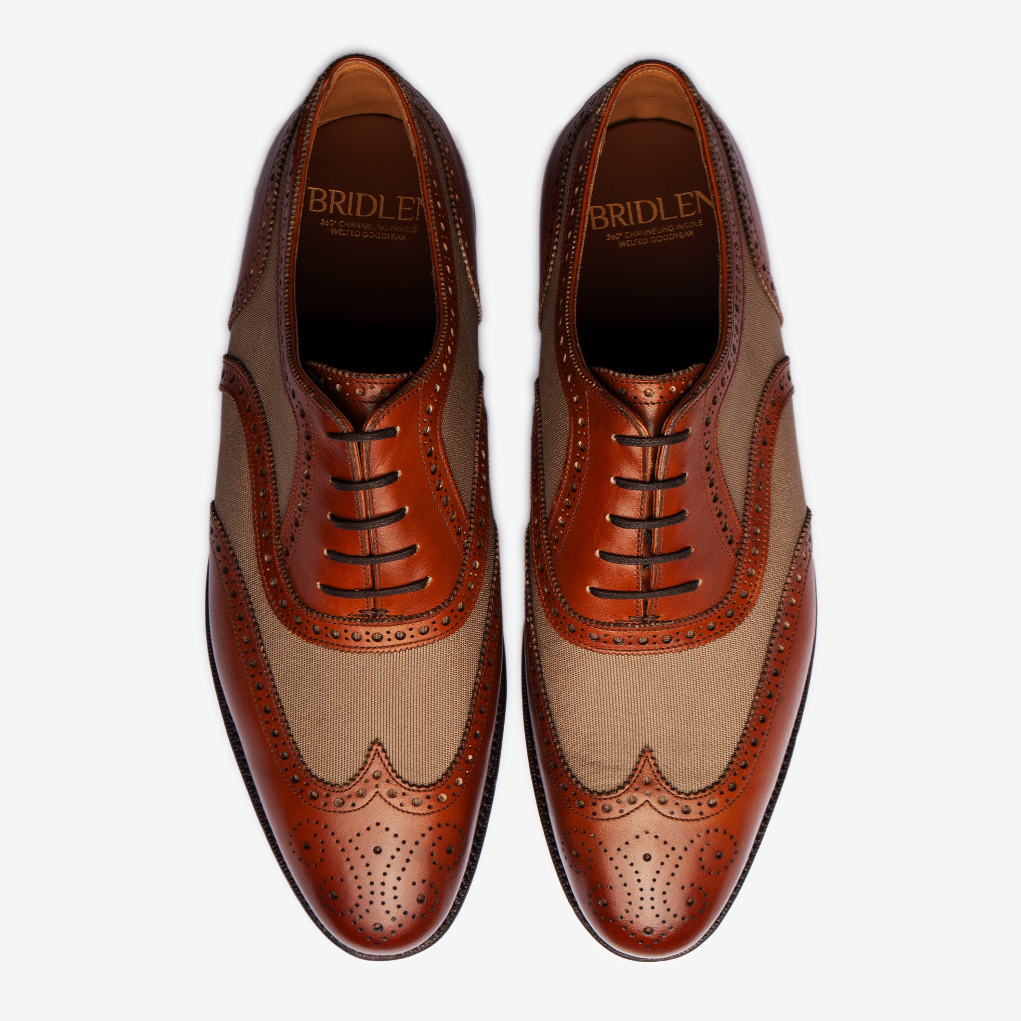 Spectator Oxford - Tan - Zip Last – Bridlen