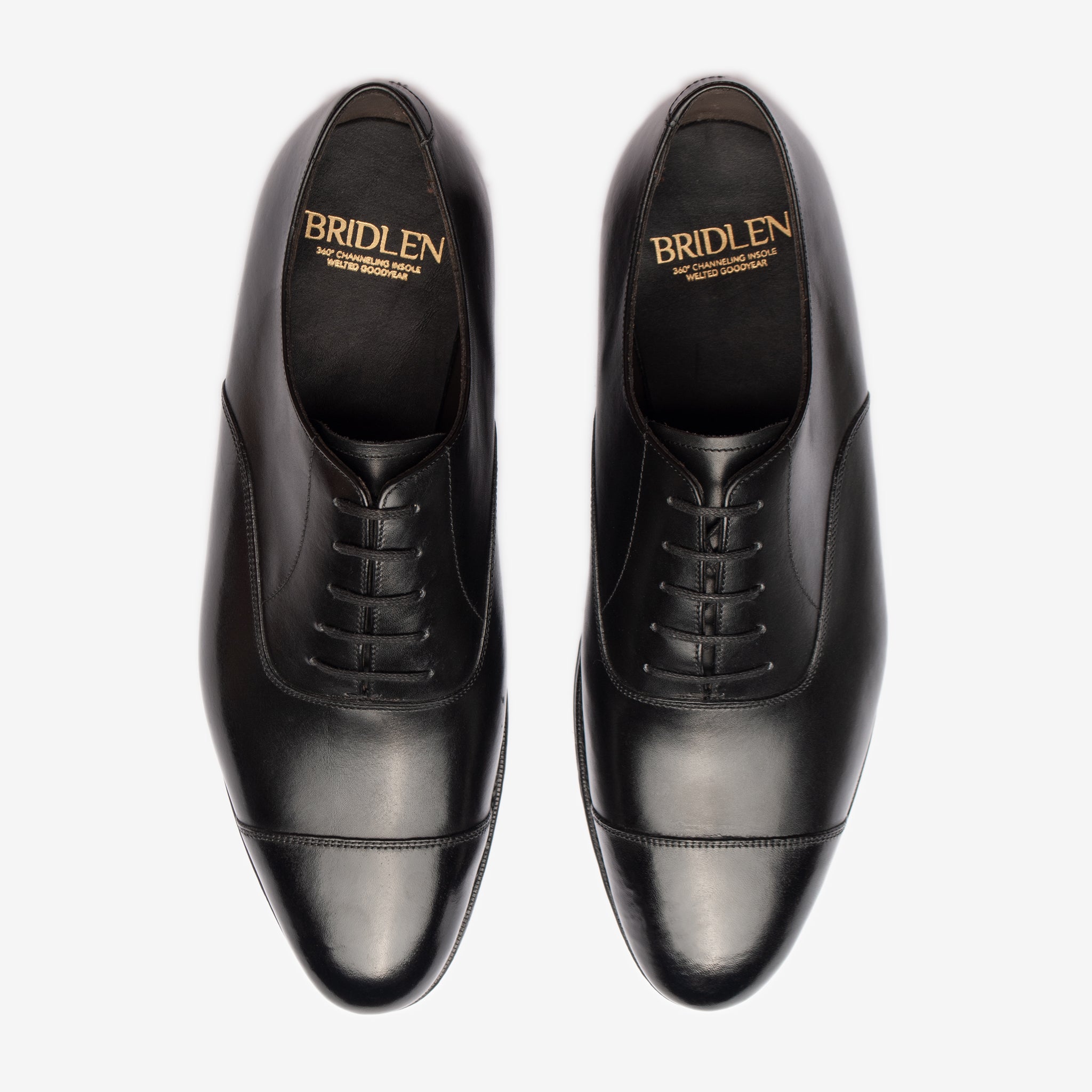 Straight Tip Oxford |  Black - Zip Last