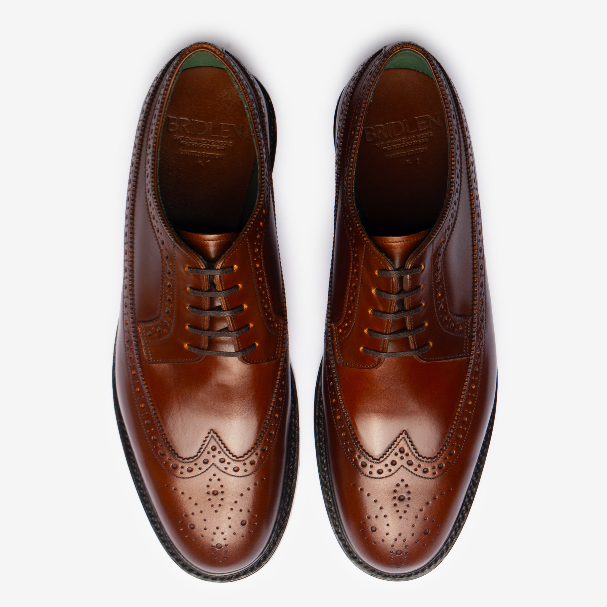 Longwing Derby |  Cognac Shell Cordovan - Rui Last