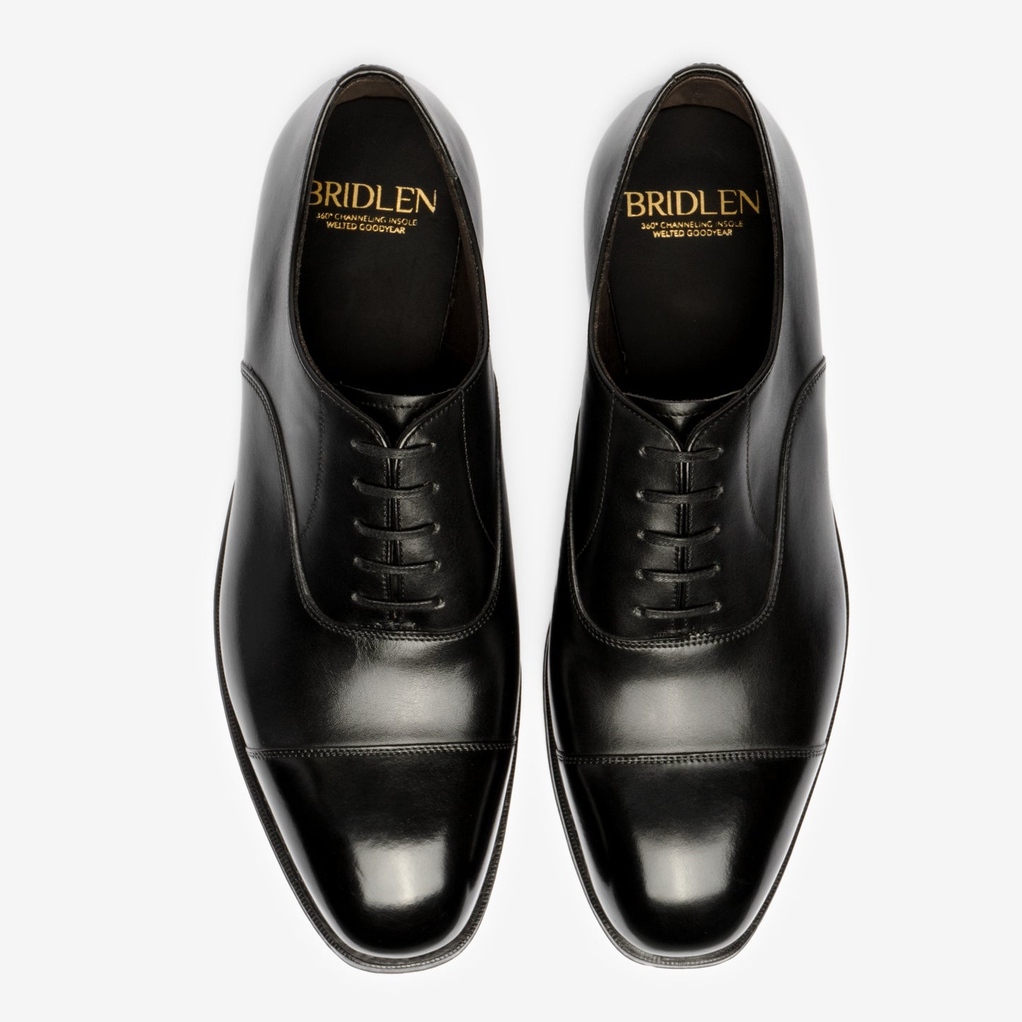 Straight Tip Oxford - Black - Char Last