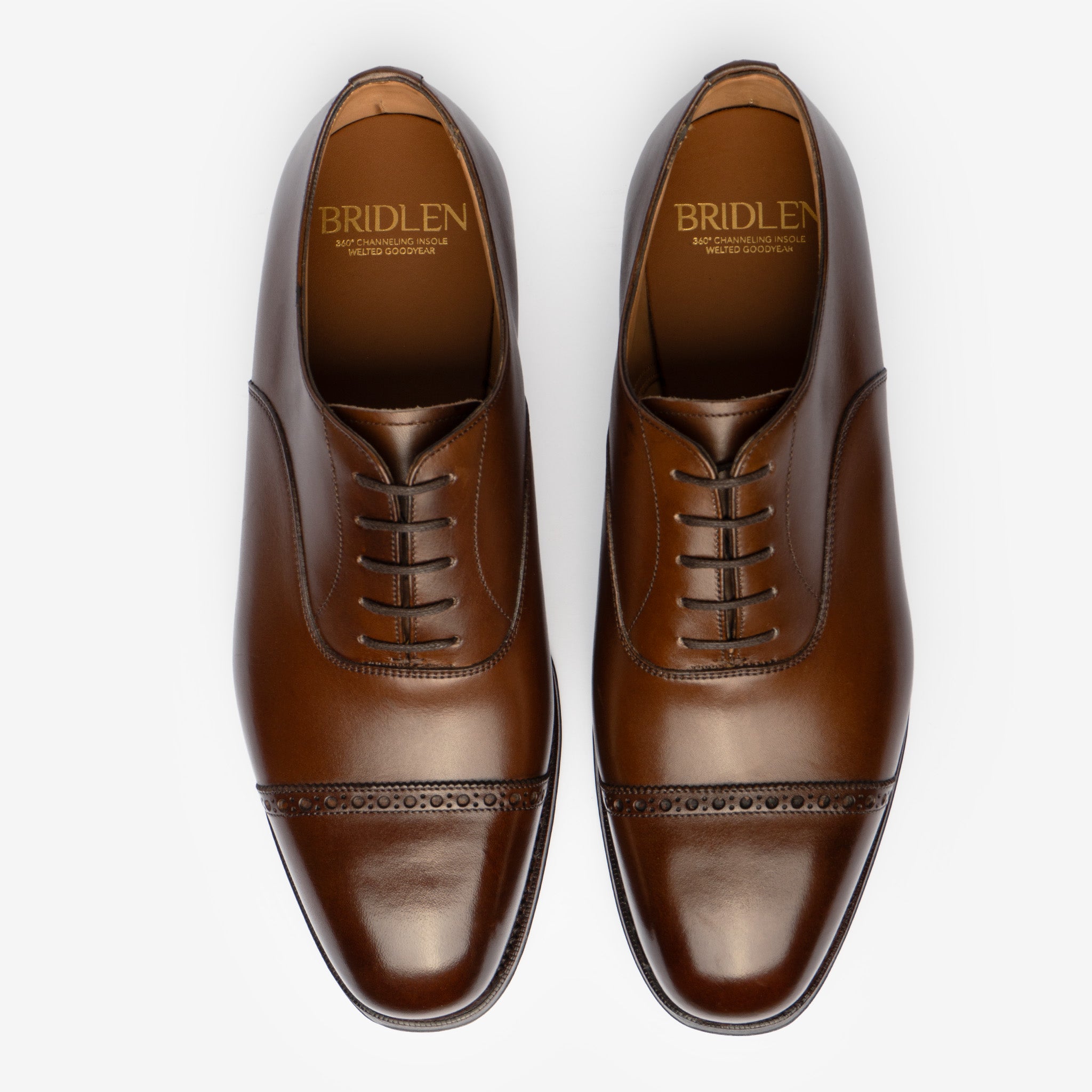 Punch Cap Oxford |  Brown - Char Last