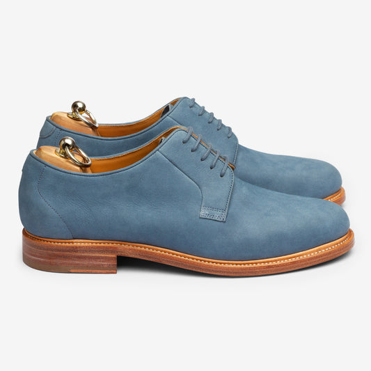 Unlined Blucher - Goodyear welted - Ocean