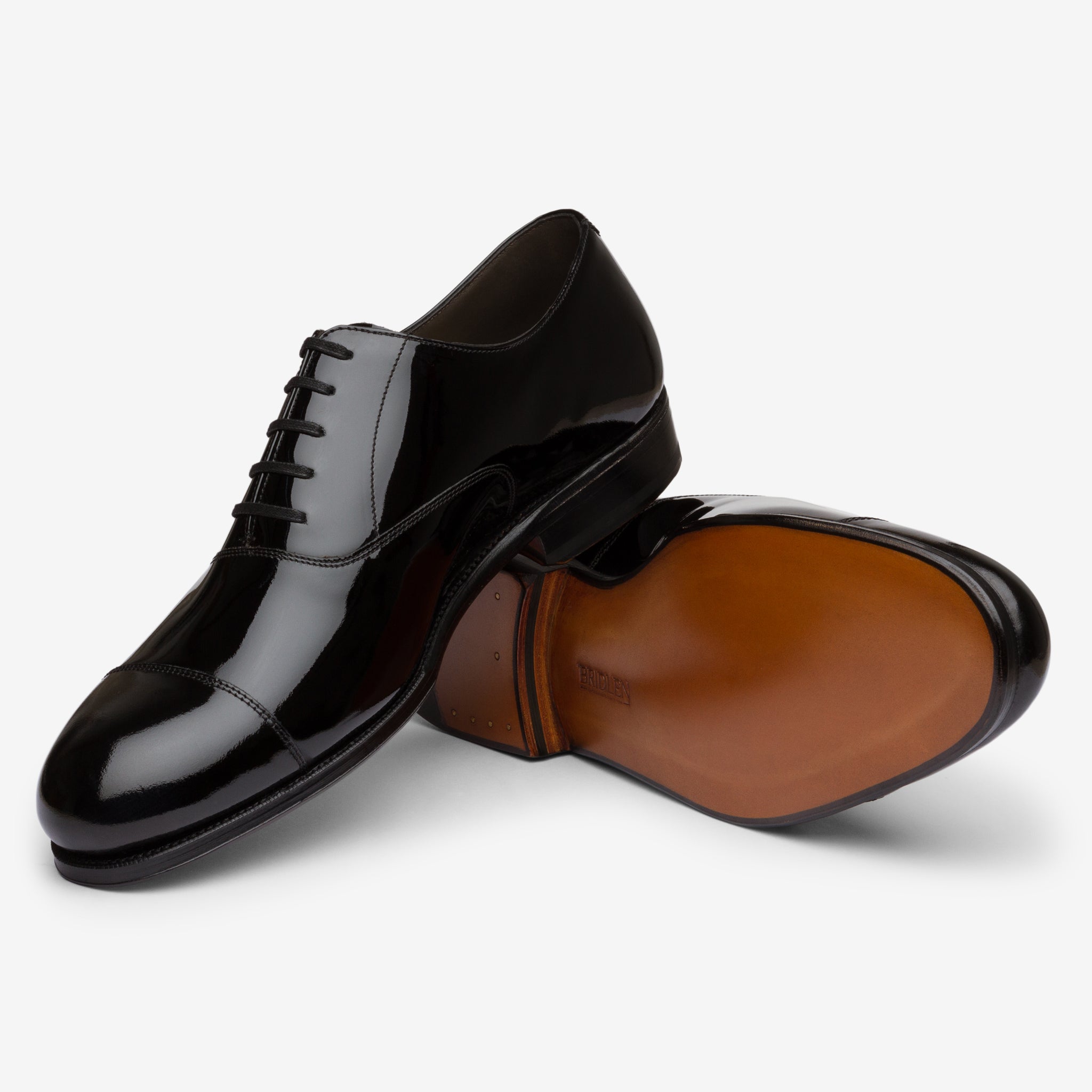 Straight Tip Oxford |  Black Patent - Rui Last
