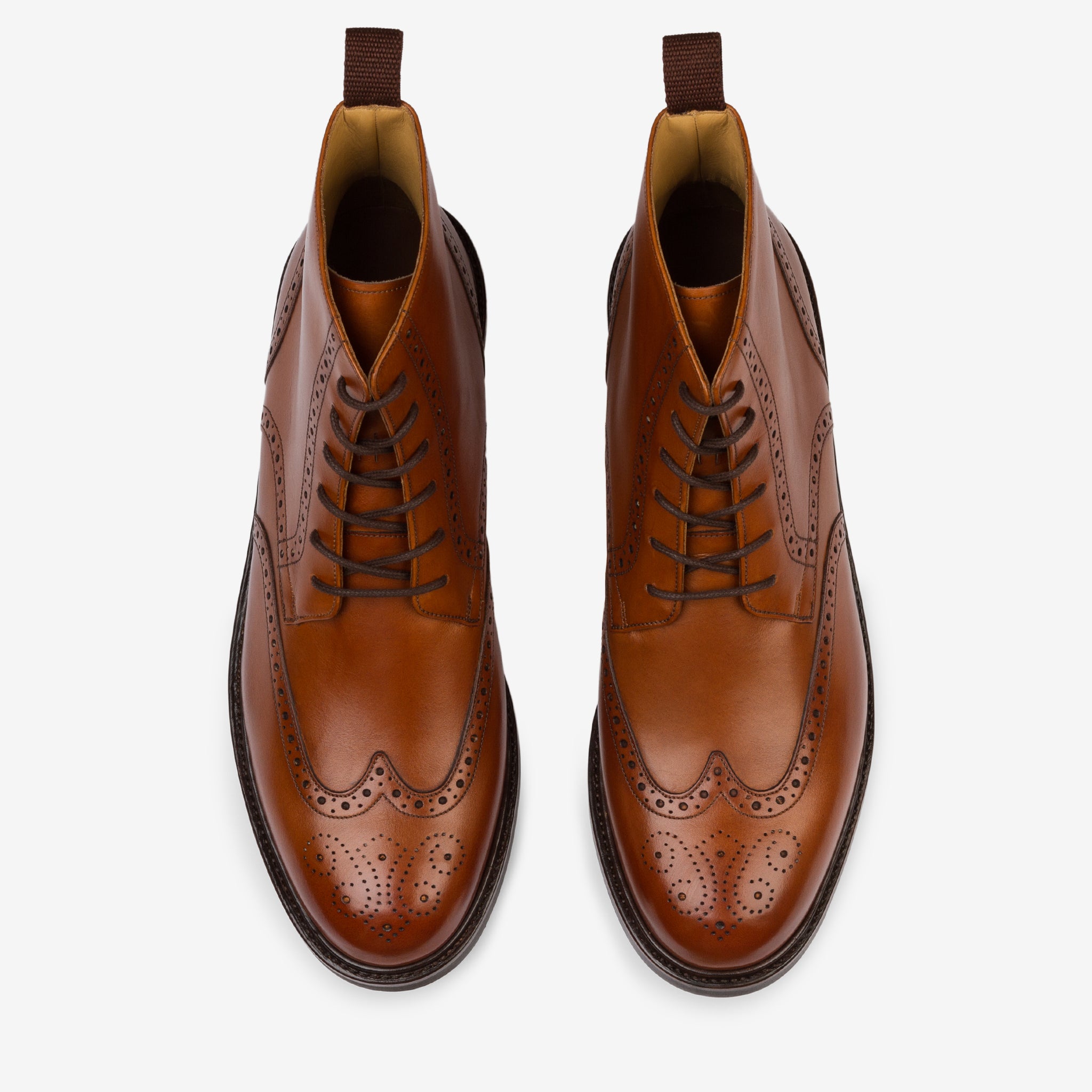 Wingtip Boot |  Tan - Saga Last