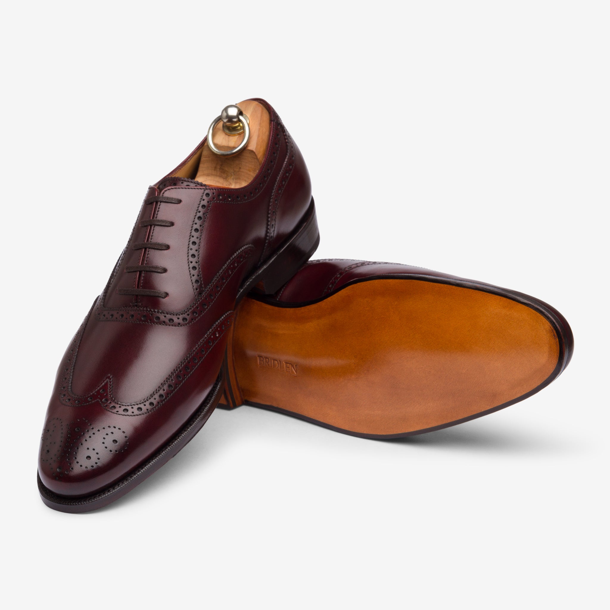Wingtip Oxford |  Burgundy - Zip Last