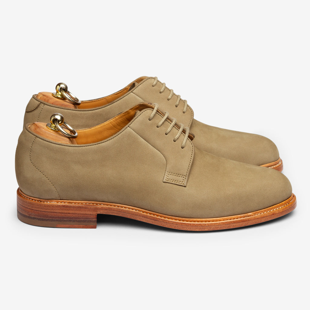 Unlined Blucher - Goodyear welted - Earth