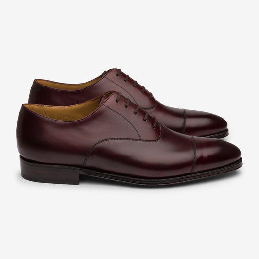 Straight Tip Oxford - Burgundy - Zip Last