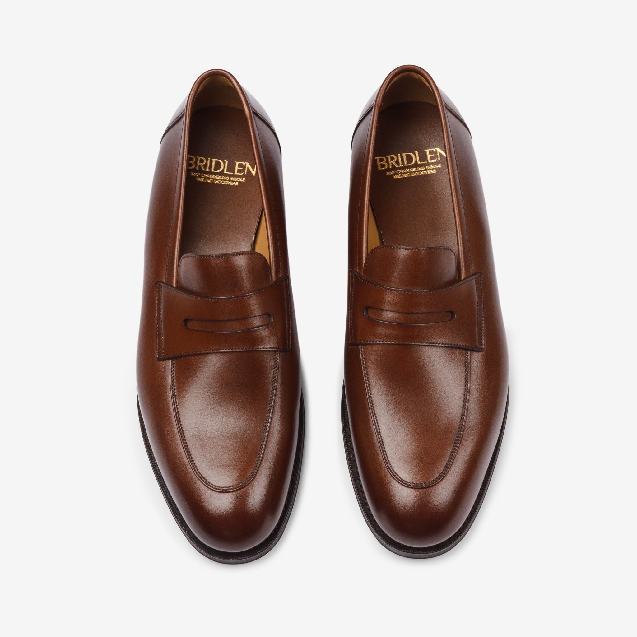 Folded penny loafer - Brown - Rufer Last – Bridlen