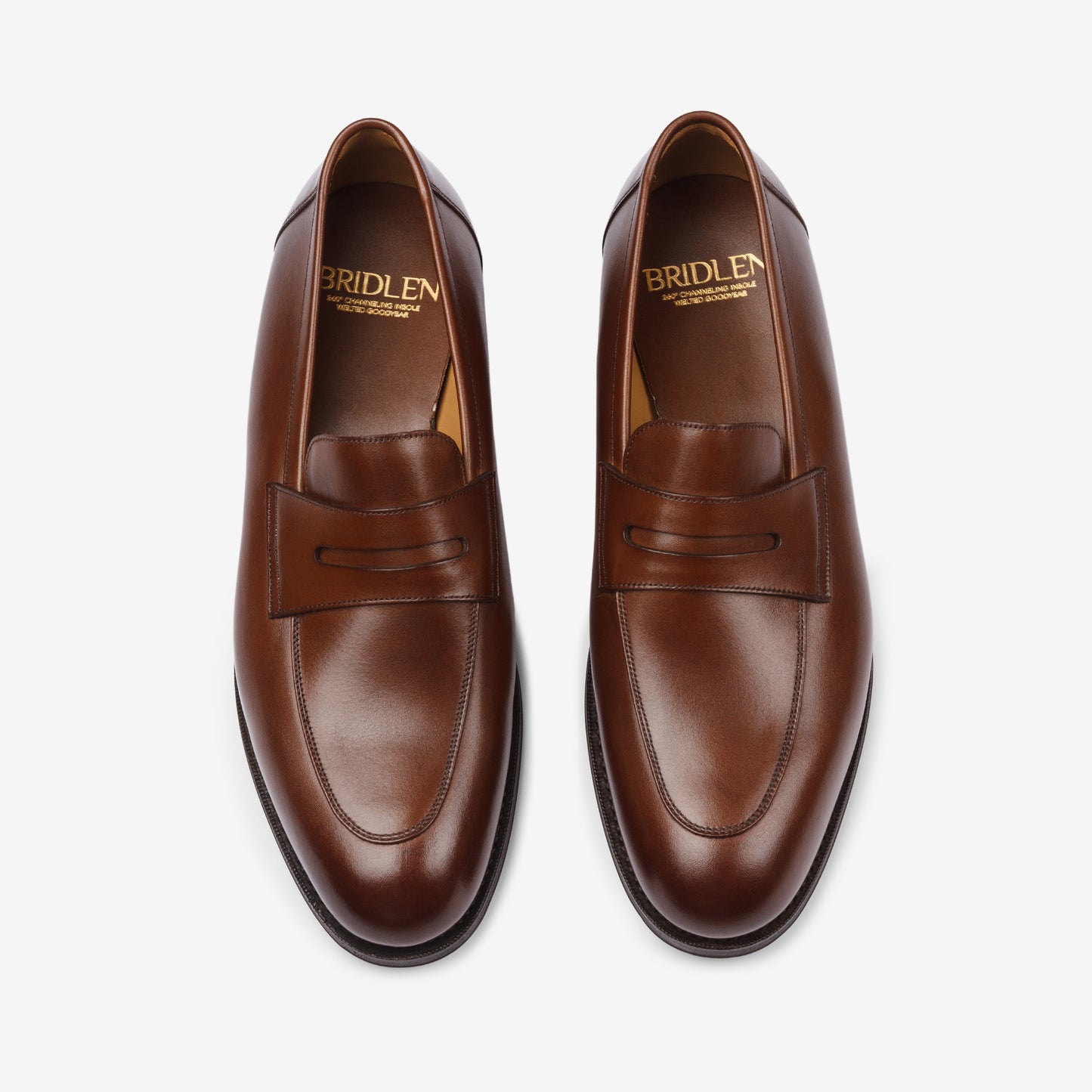 Folded penny loafer - Brown - Rufer Last