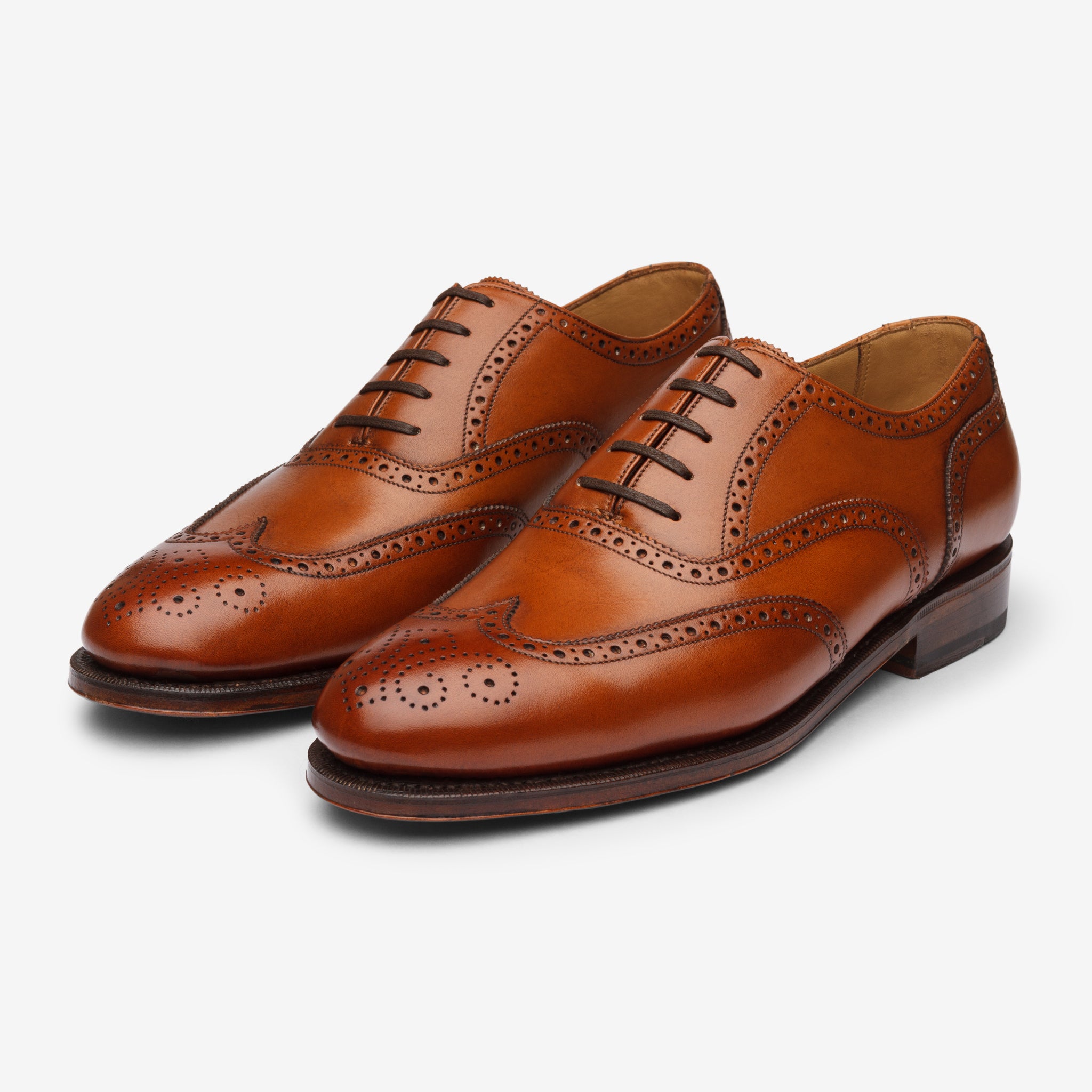 Wingtip Oxford |  Tan - Zip Last