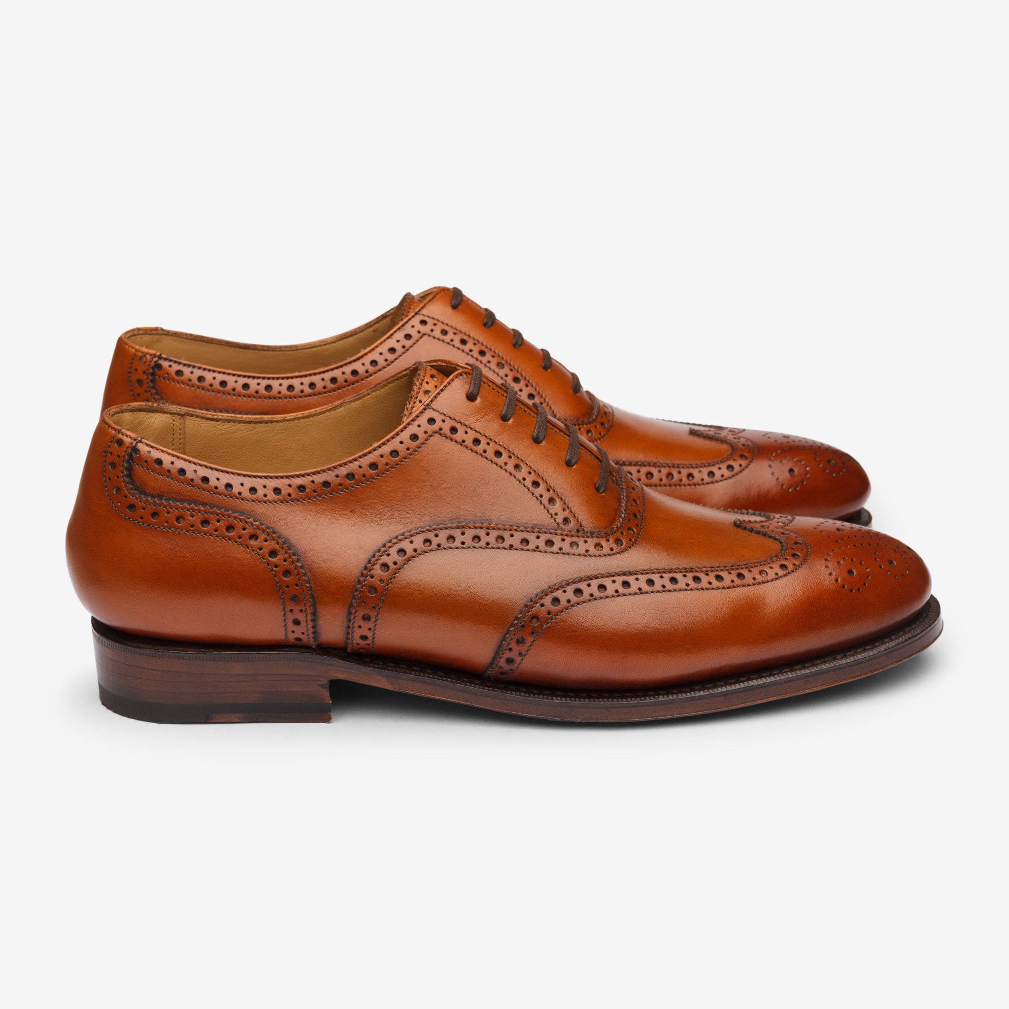 Wingtip Oxford |  Tan - Zip Last