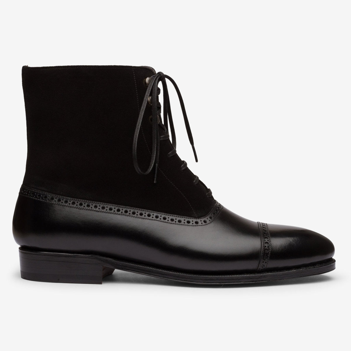 Balmoral Boot Black Zip Last