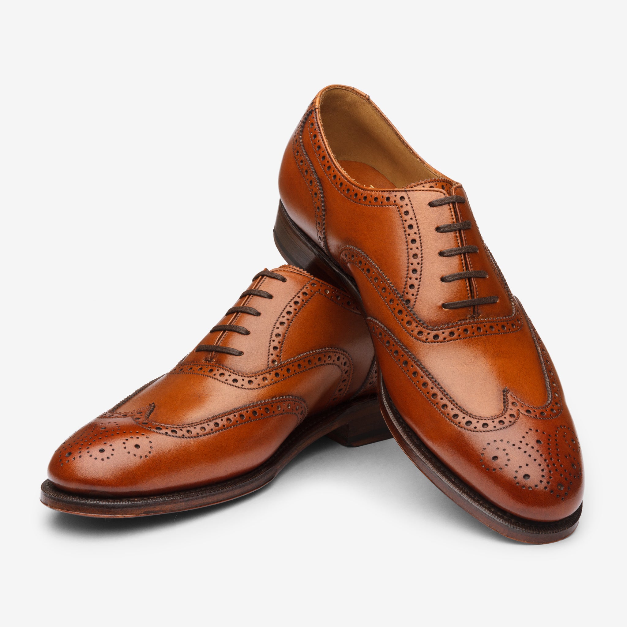 Wingtip Oxford |  Tan - Zip Last