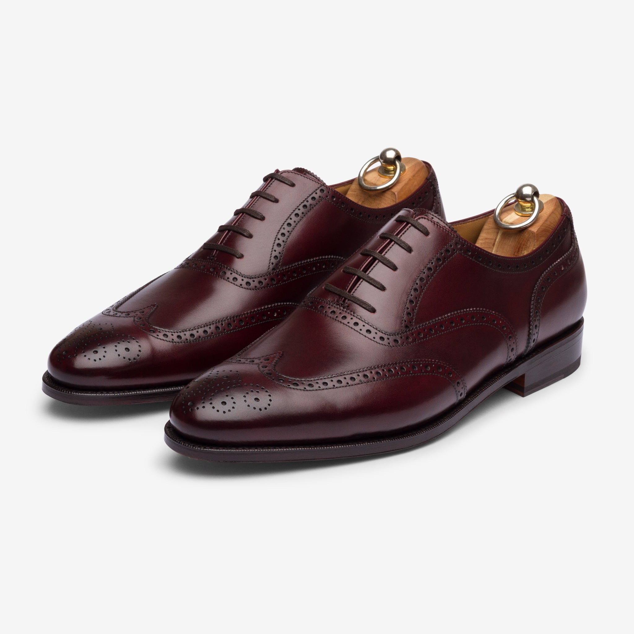 Wingtip Oxford |  Burgundy - Zip Last