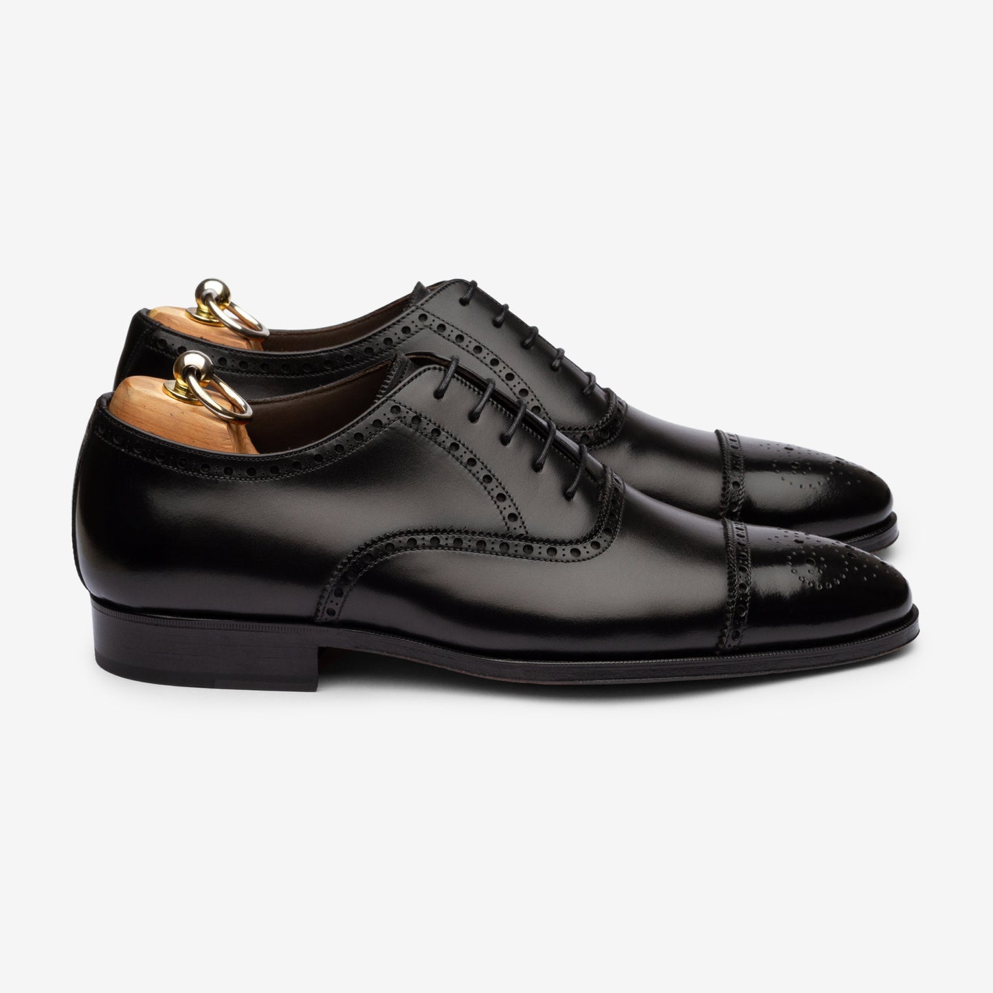 Semi Brogue Oxford - Black - Blake Line