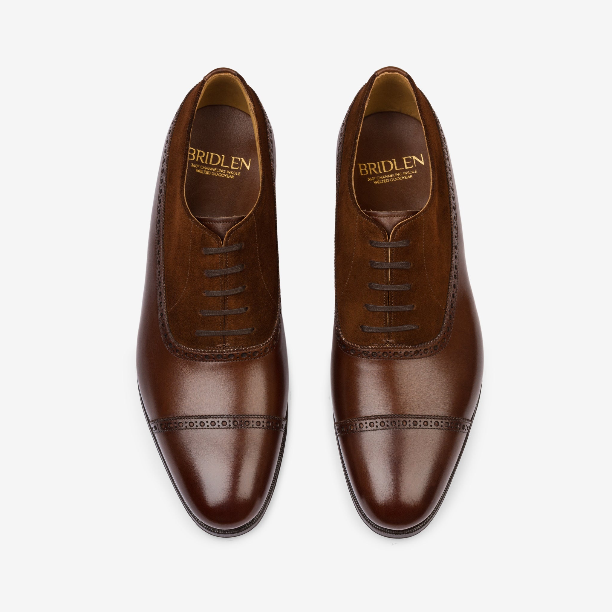 Balmoral Oxford |  Dark Brown - Zip Last