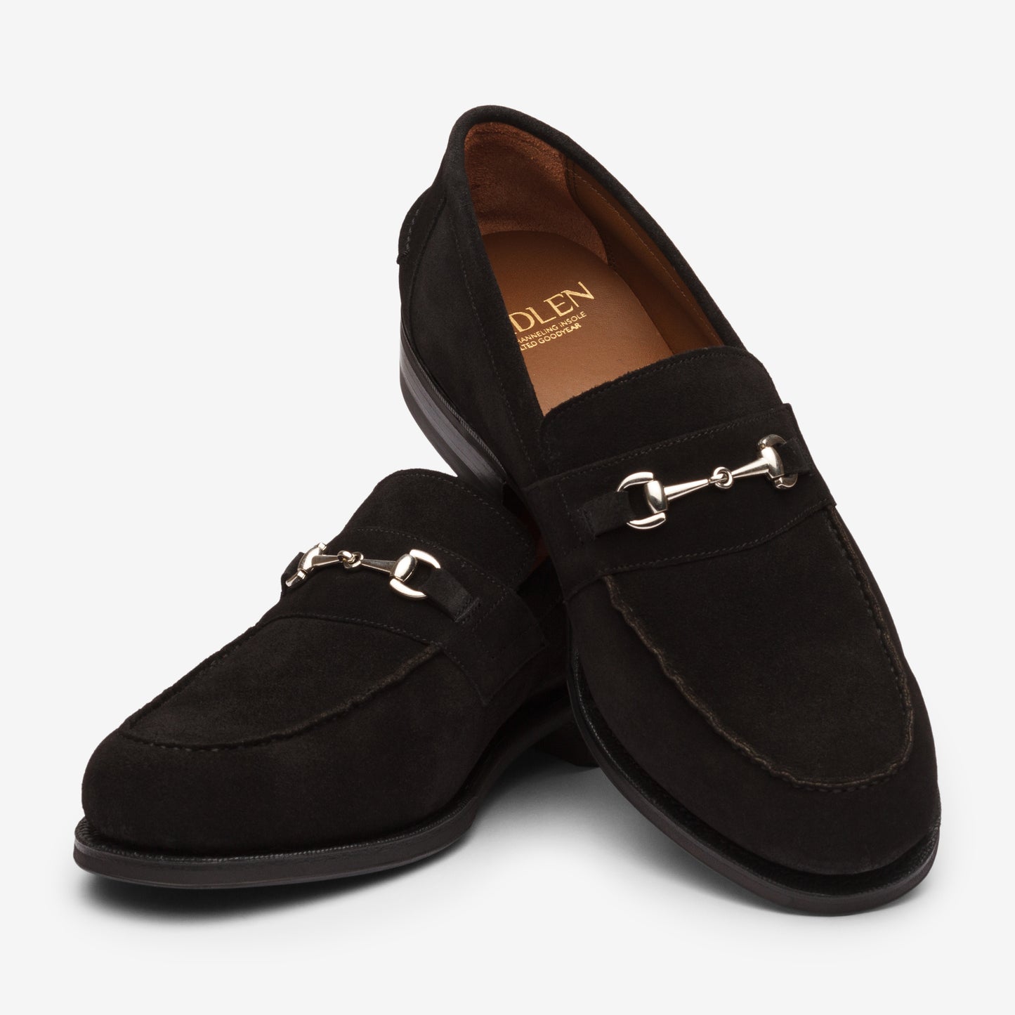 Horsebit Loafer - Black Suede - Armin Last