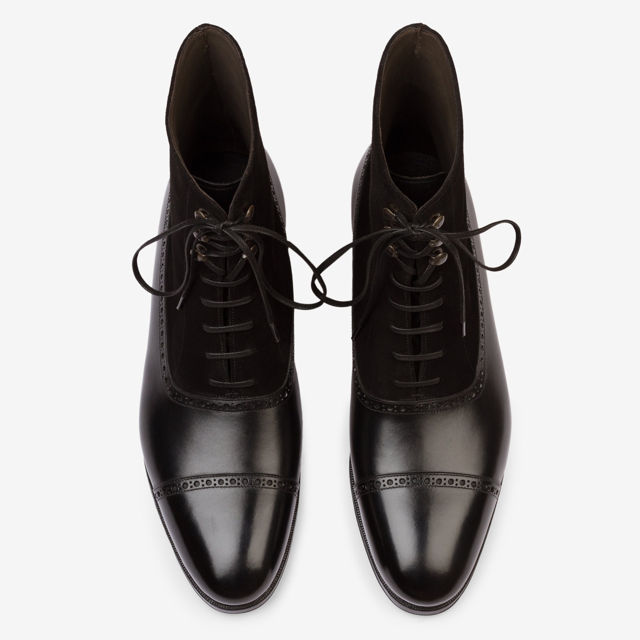 Balmoral Boot |  Black - Zip Last
