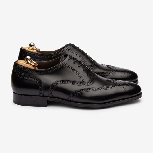 Wingtip Oxford - Black - Zip Last